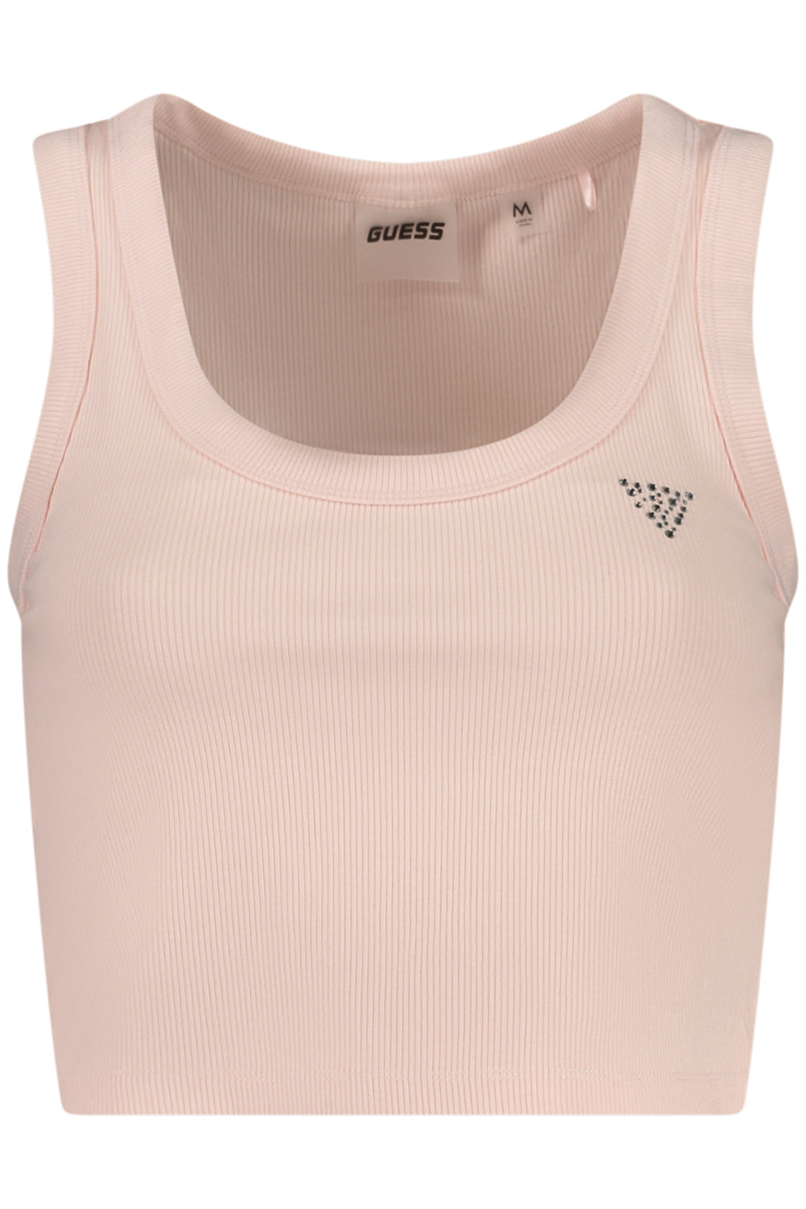 GUESS JEANS Tank Tops Pink - V6GP07K2987
