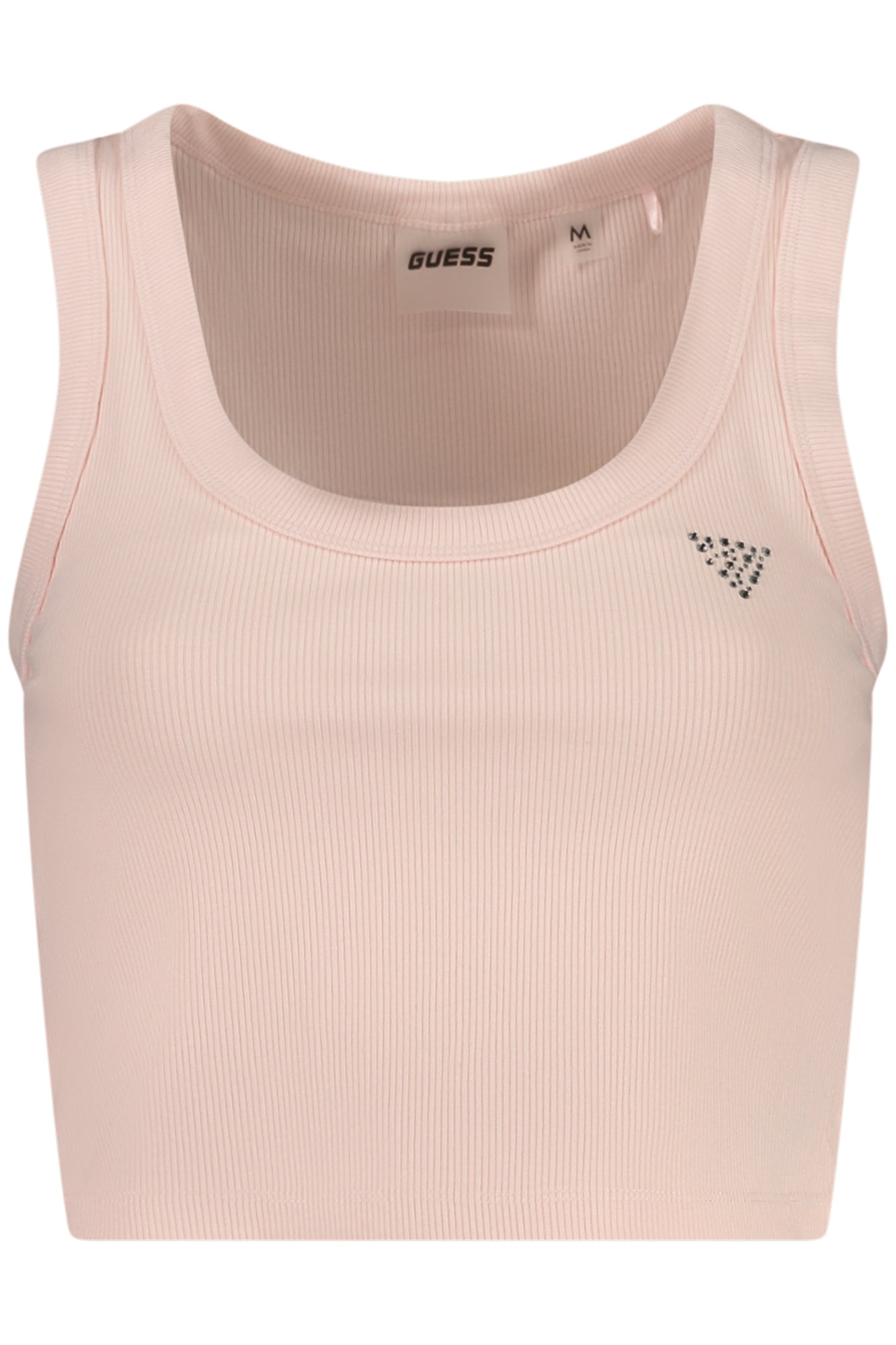 GUESS JEANS Tank Tops Pink - V6GP07K2987