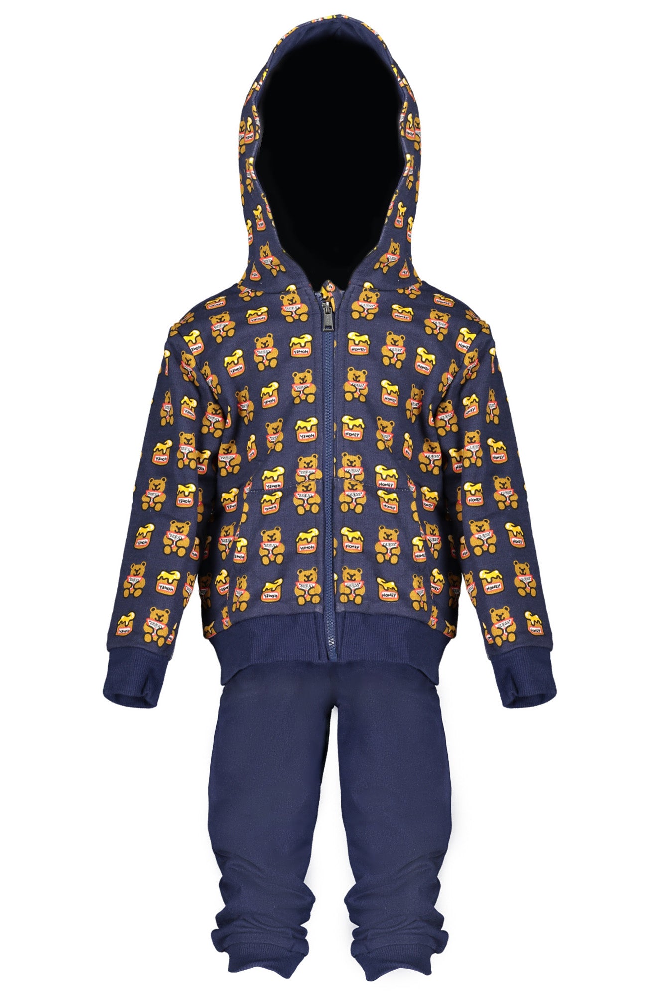 Blue zip sweatshirt for children