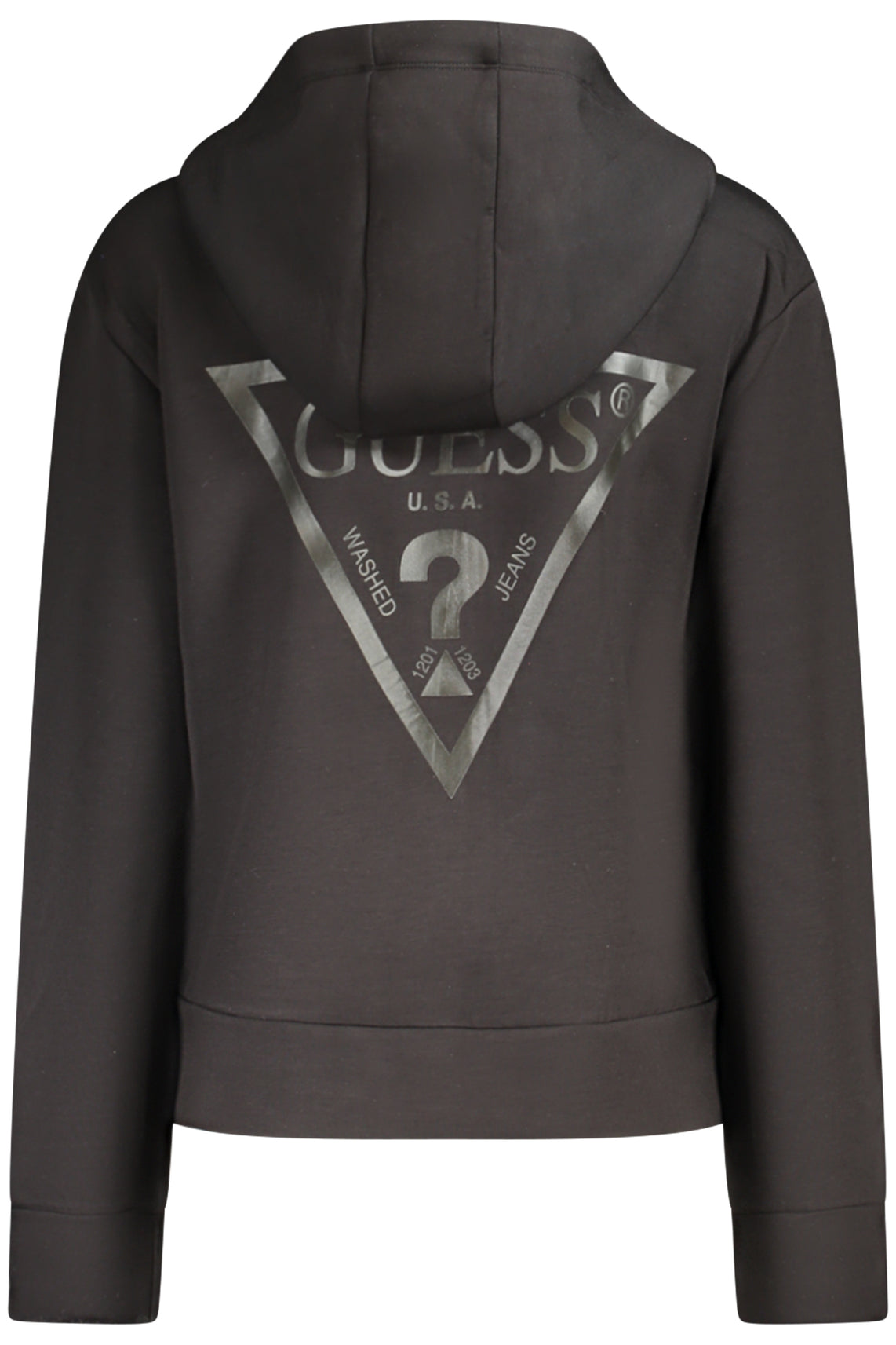 Women's zip-up sweatshirt black
