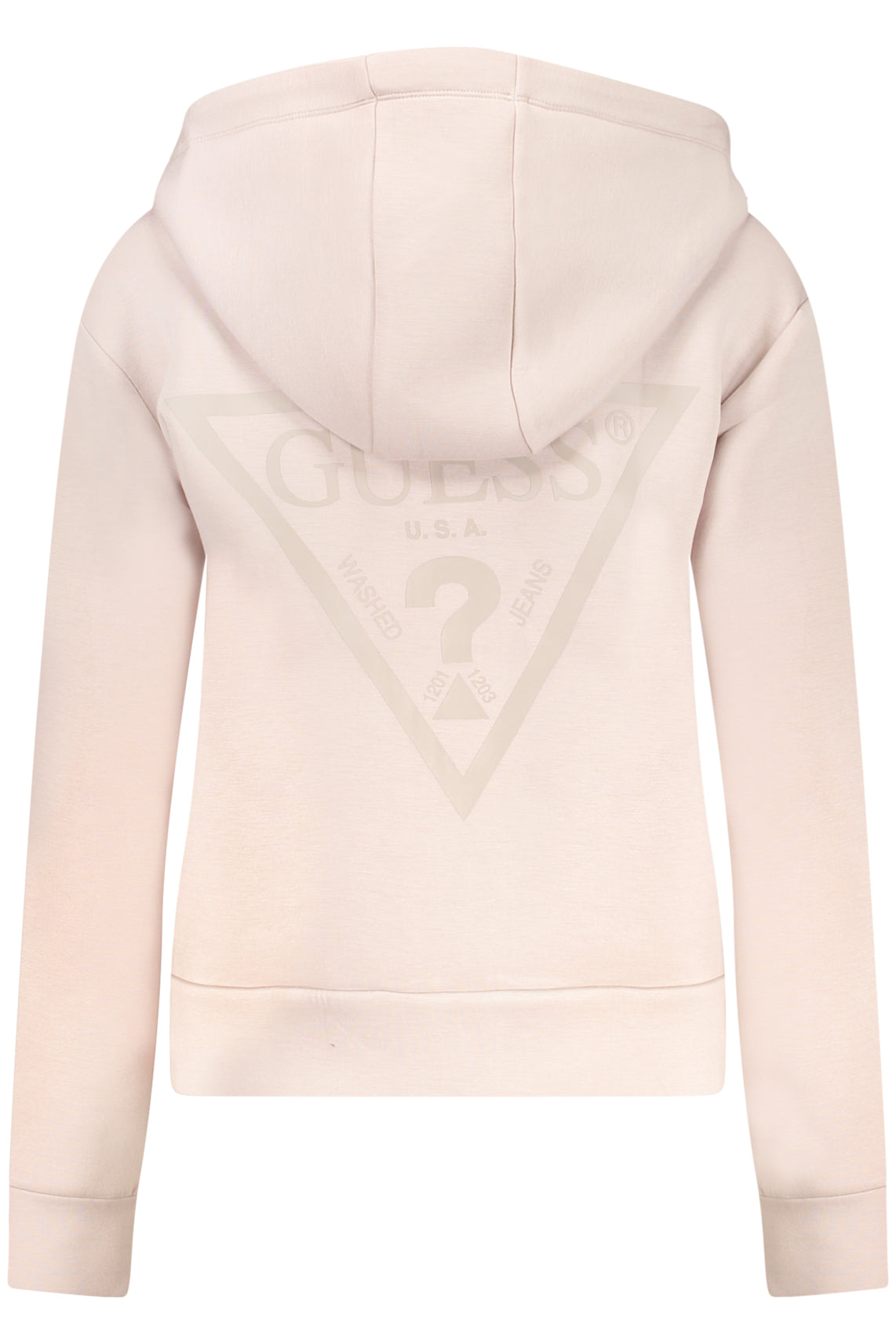 Women's pink zip-up sweatshirt