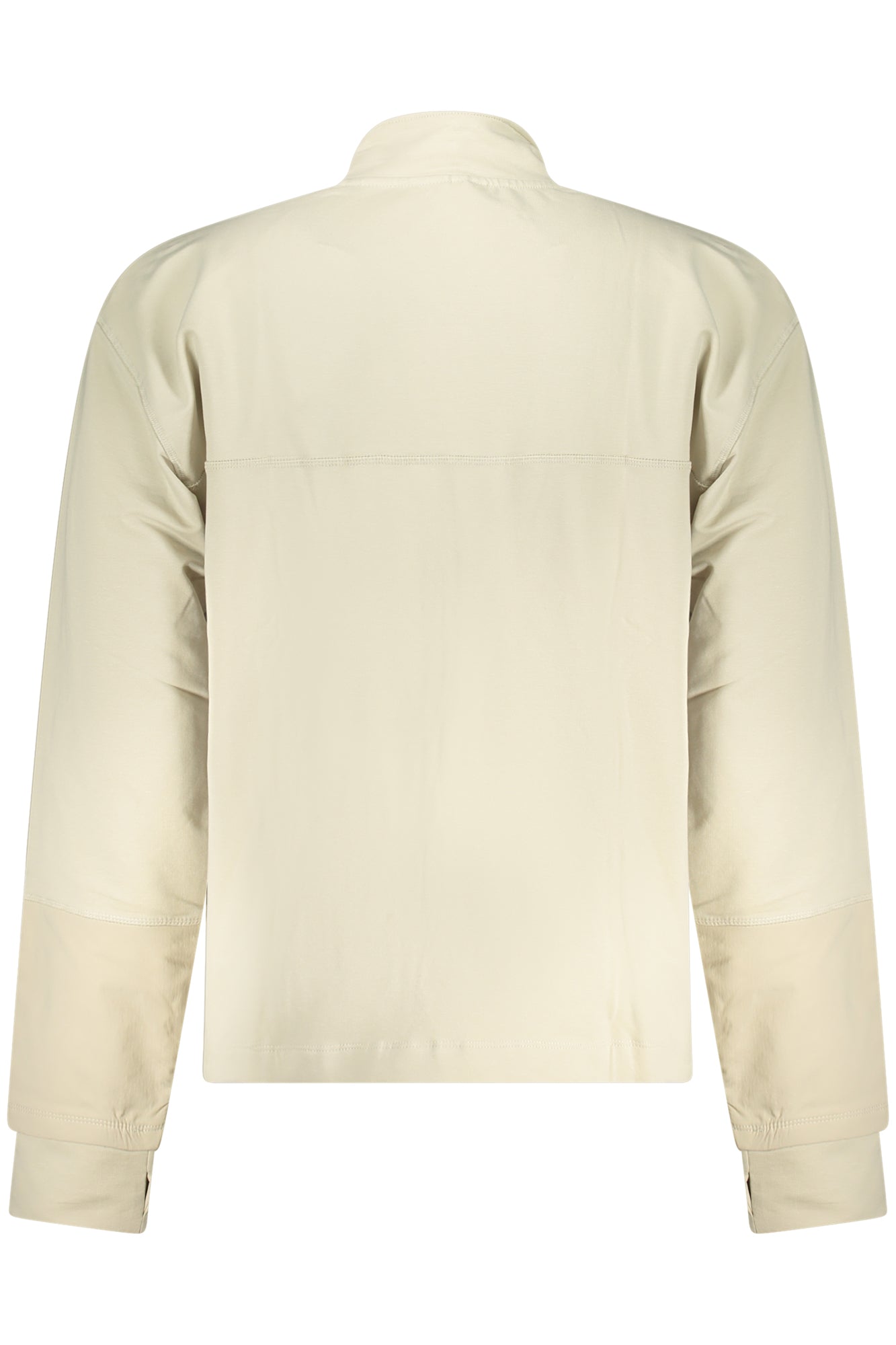 Men's zip-up sweatshirt beige