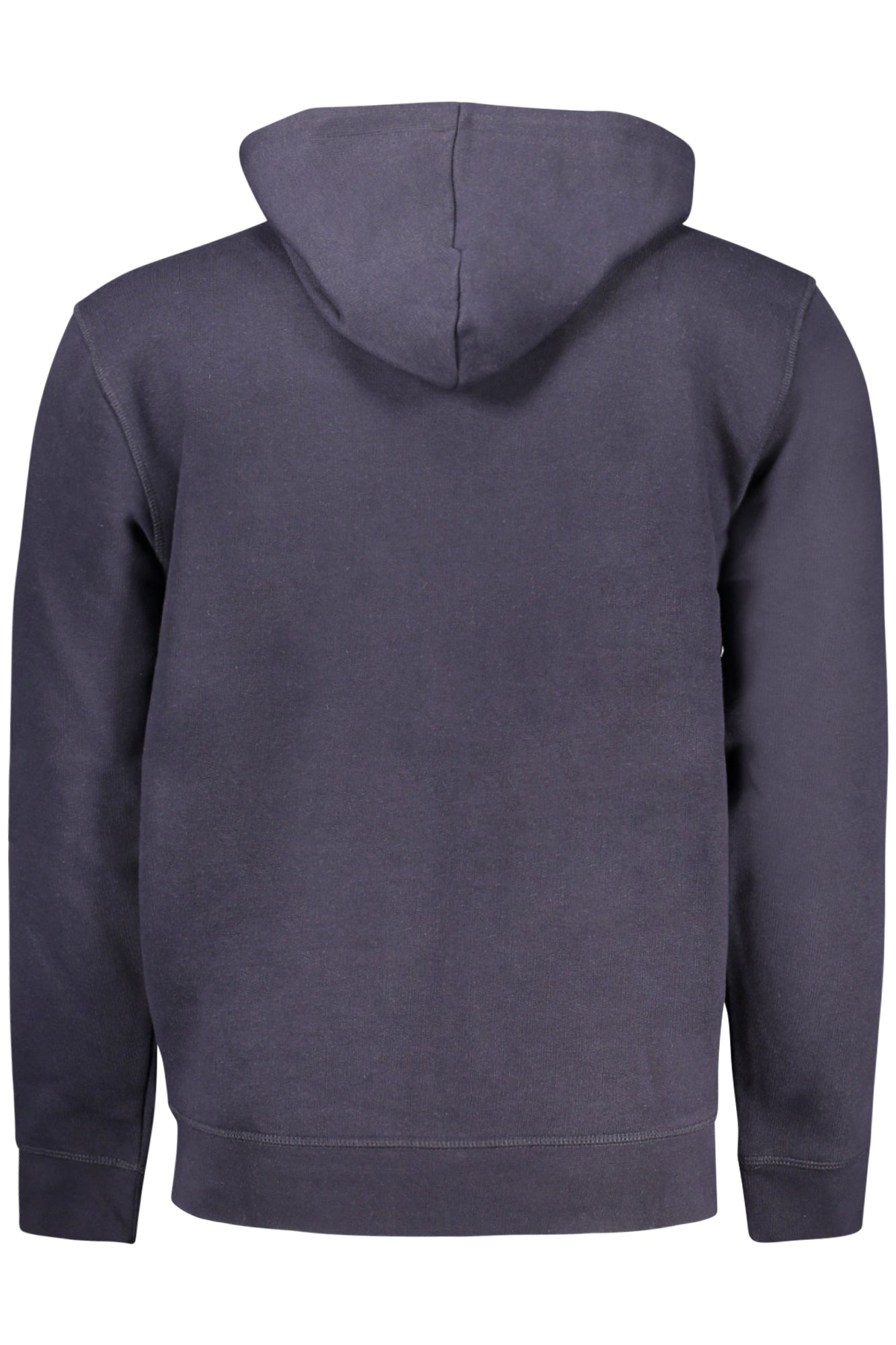 Felpa con zip uomo nero