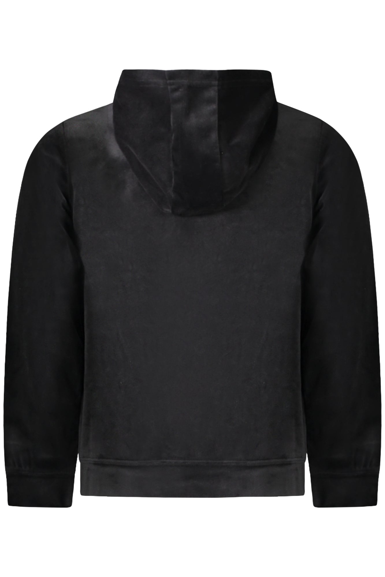 Felpa senza zip bambina nero