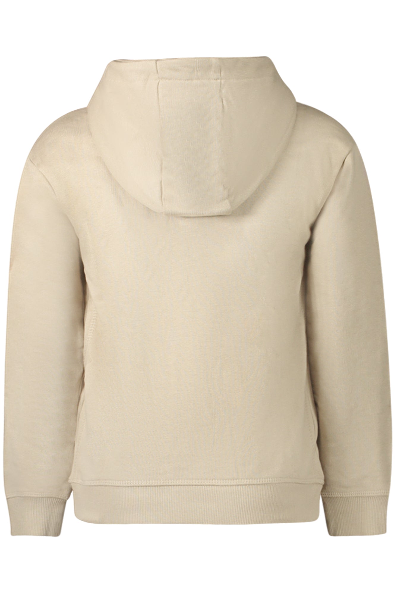 Felpa senza zip bambino beige