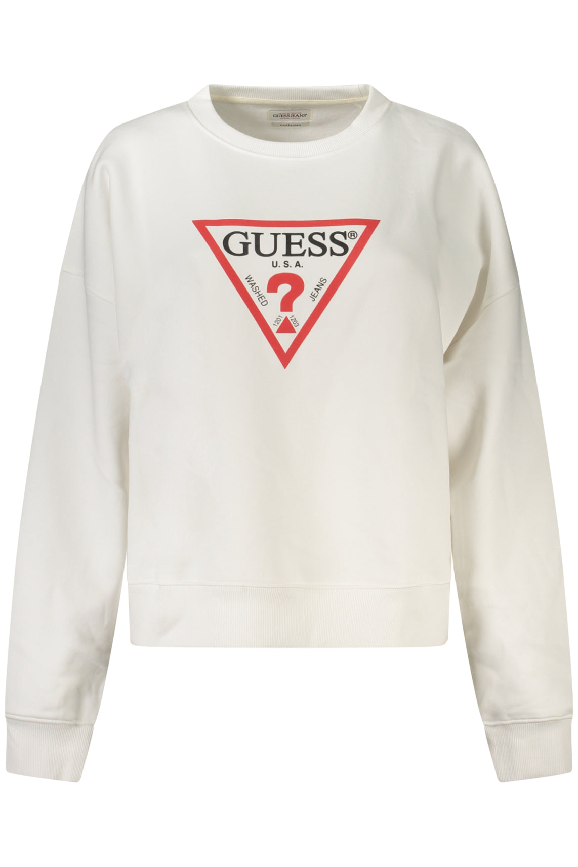 GUESS JEANS Sweatshirts White - W4YQ00KC811