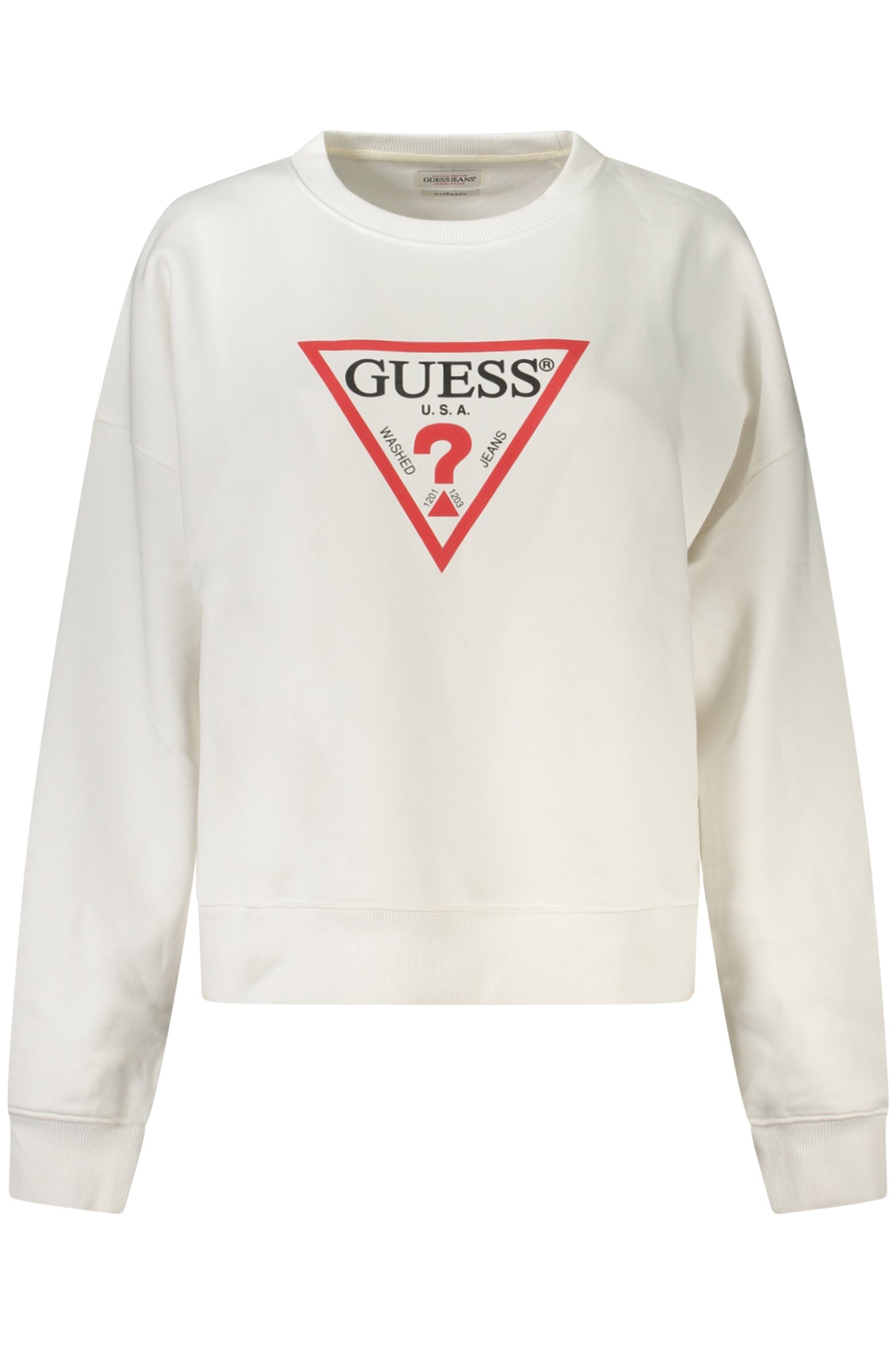 GUESS JEANS Sweatshirts White - W4YQ00KC811
