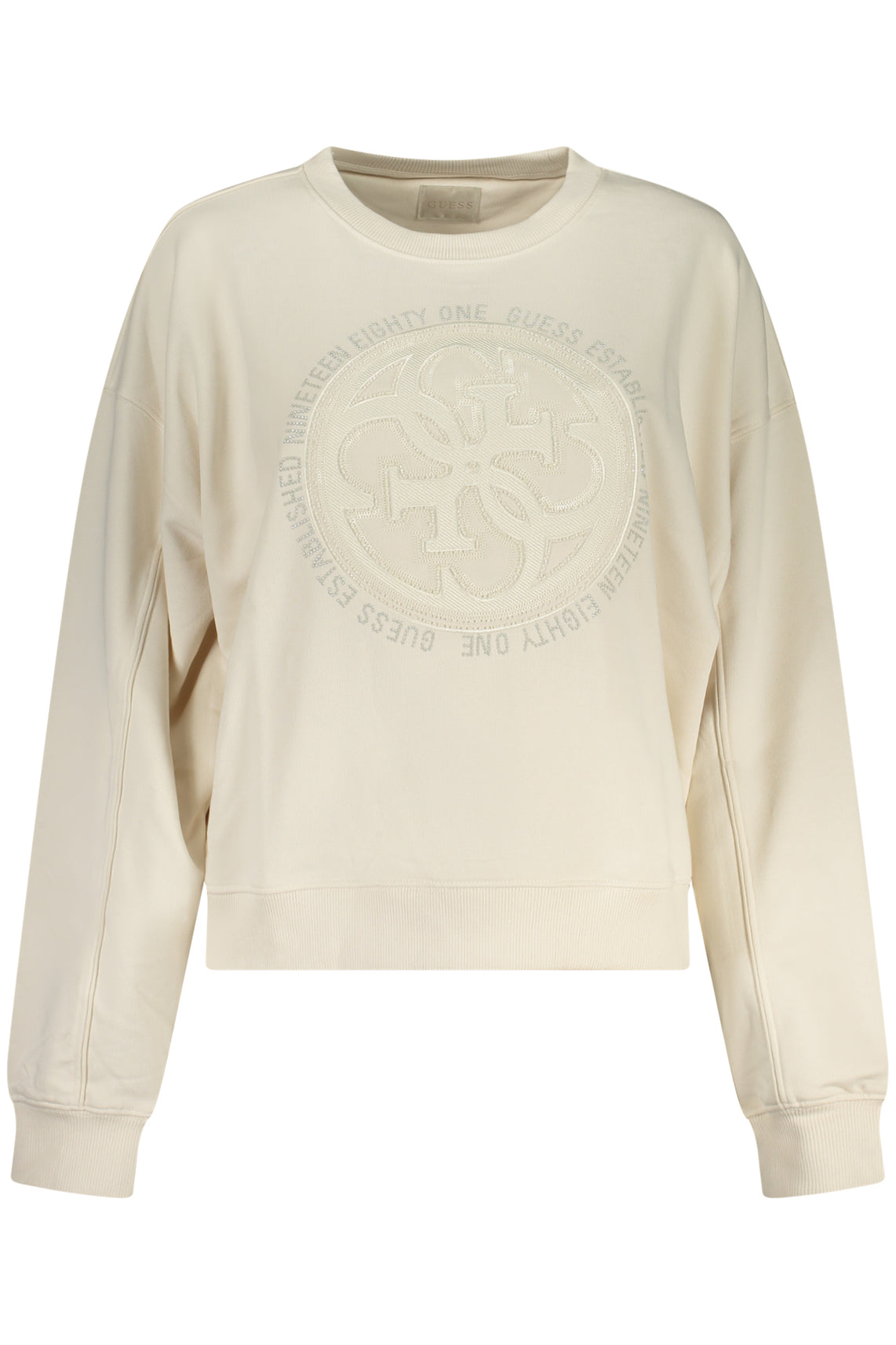 GUESS JEANS Sweatshirts White - W5YQ07KB681