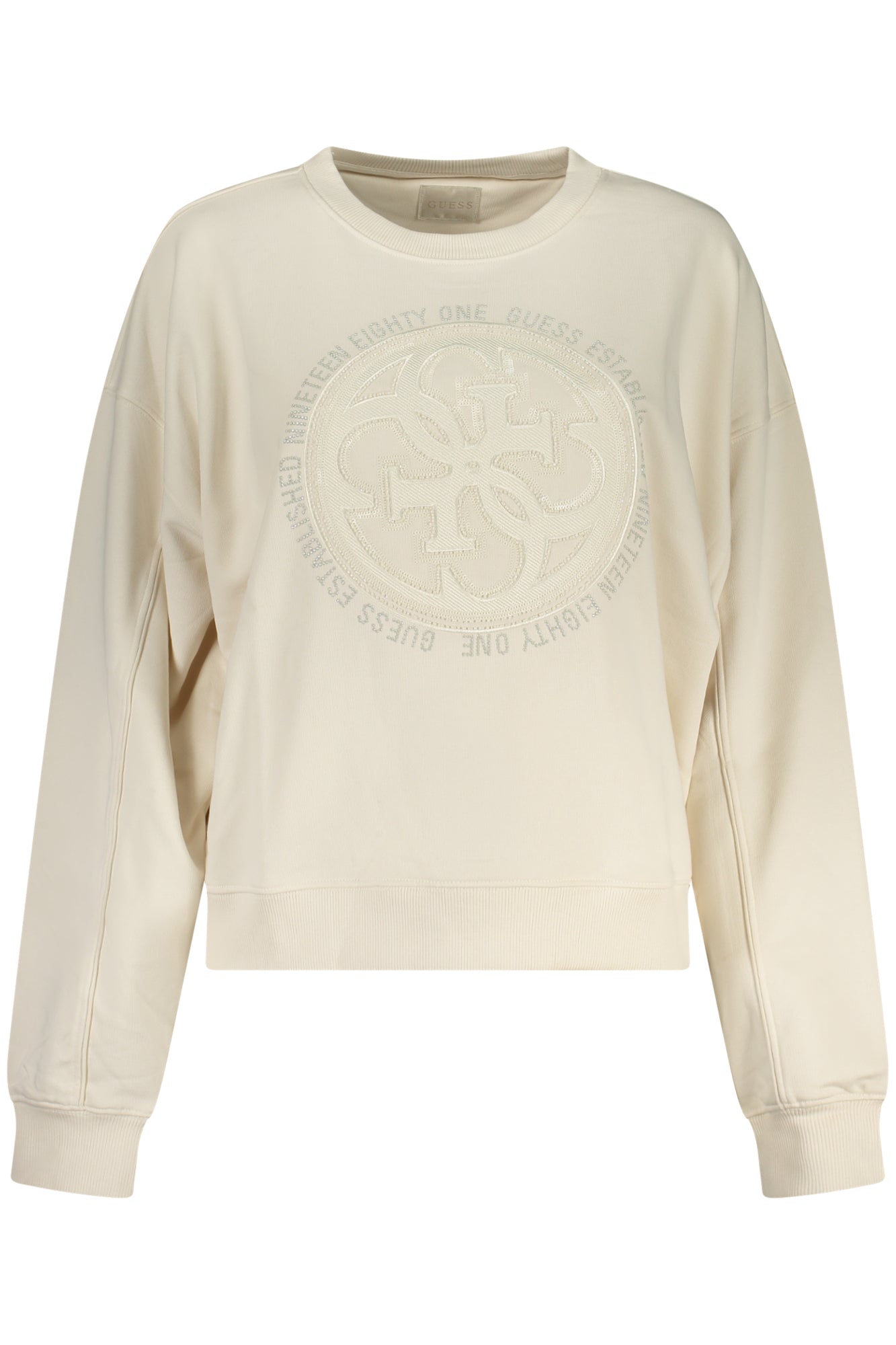 GUESS JEANS Sweatshirts White - W5YQ07KB681