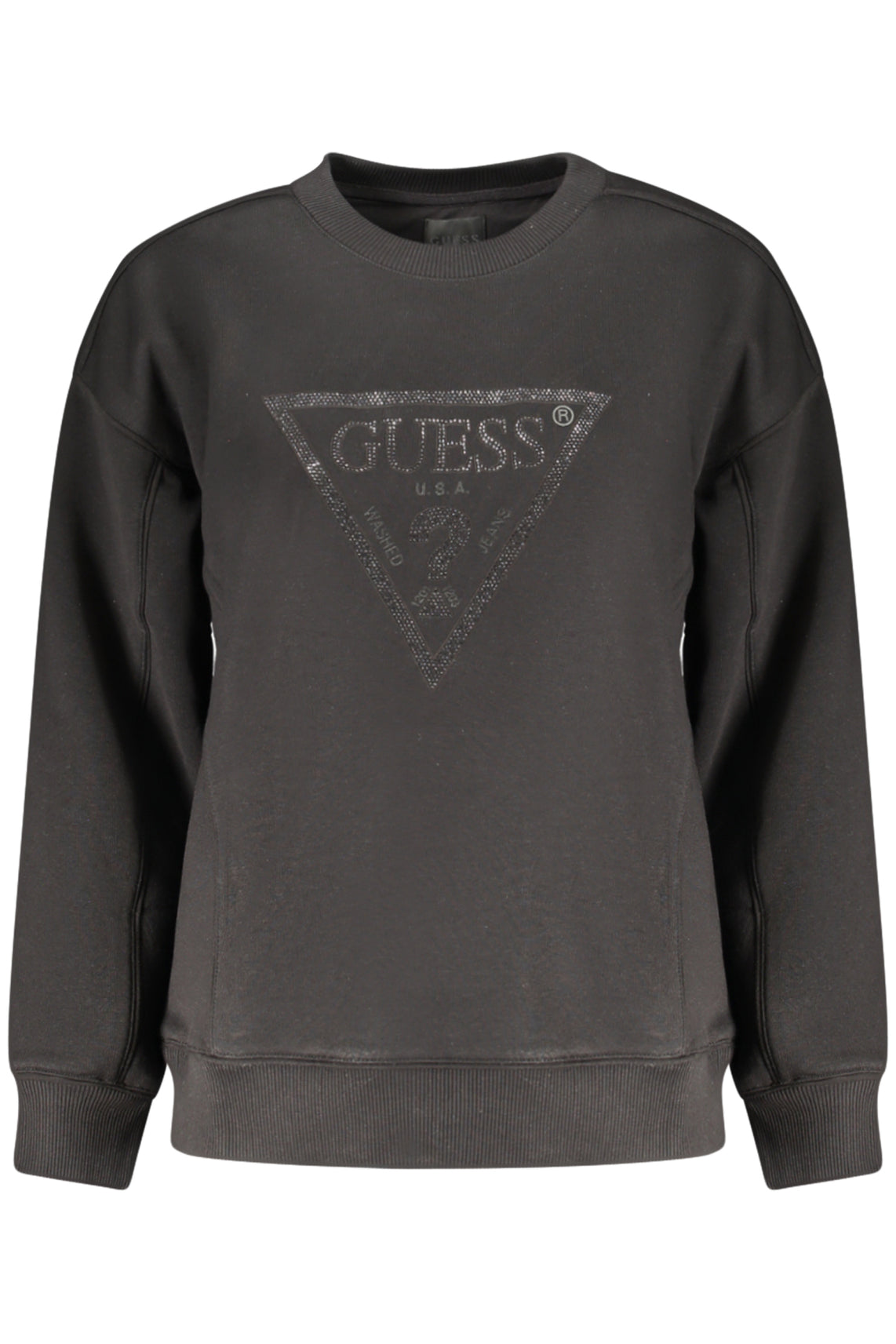 GUESS JEANS Sweatshirts Black - W6RQ16KB681