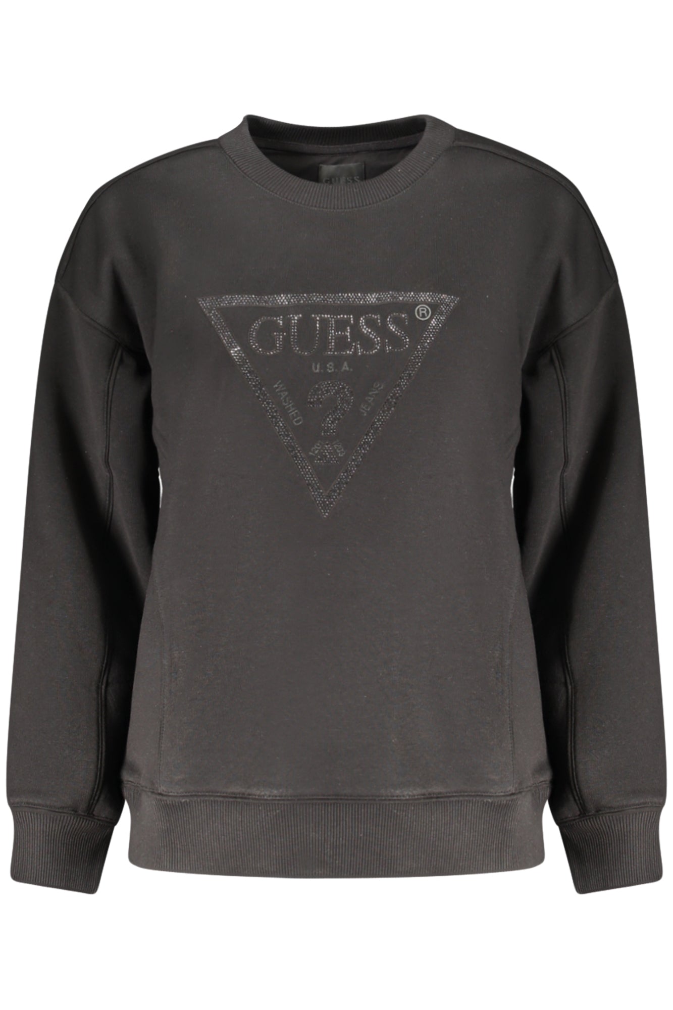 GUESS JEANS Sweatshirts Black - W6RQ16KB681