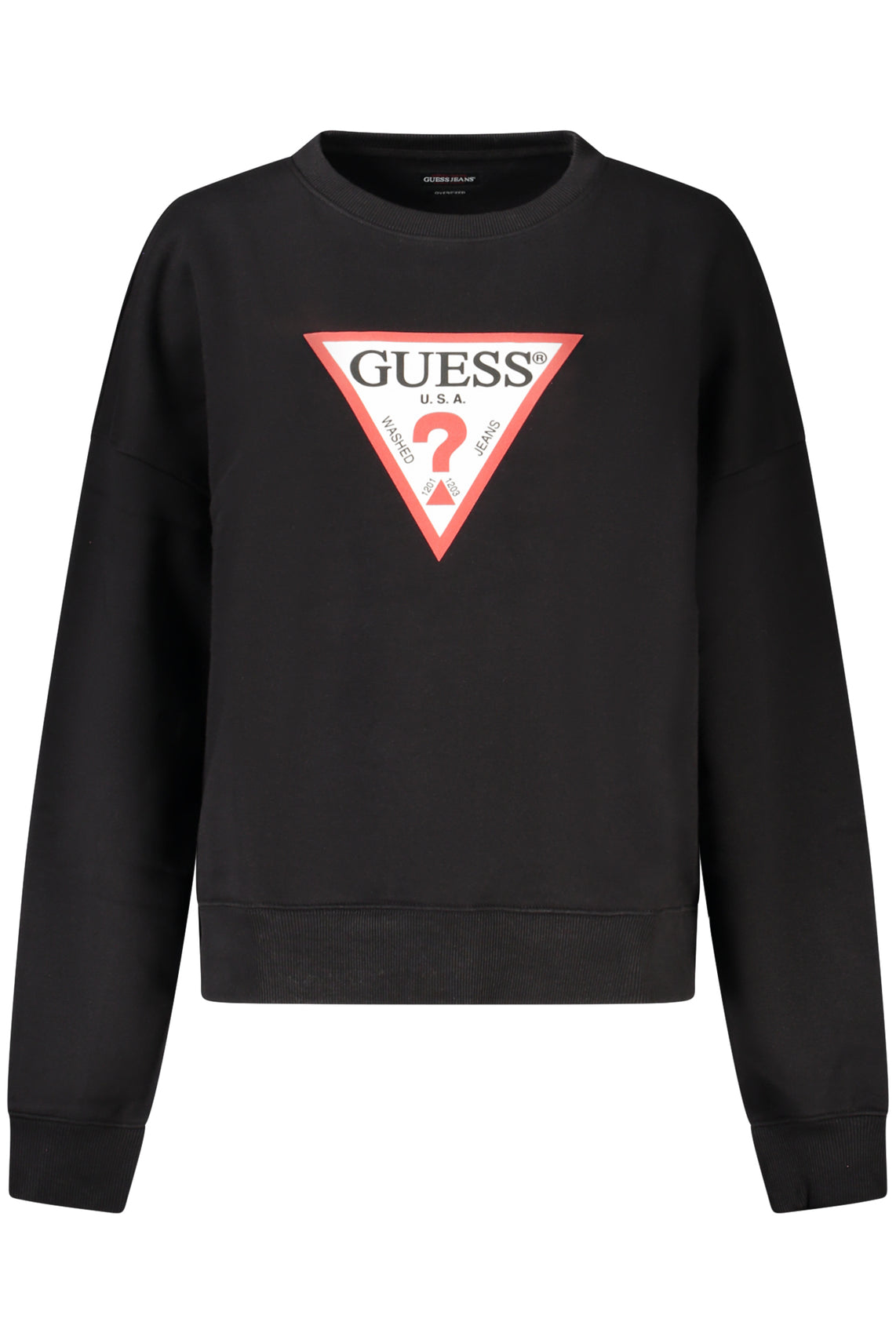 GUESS JEANS Sweatshirts Black - W4YQ00KC811