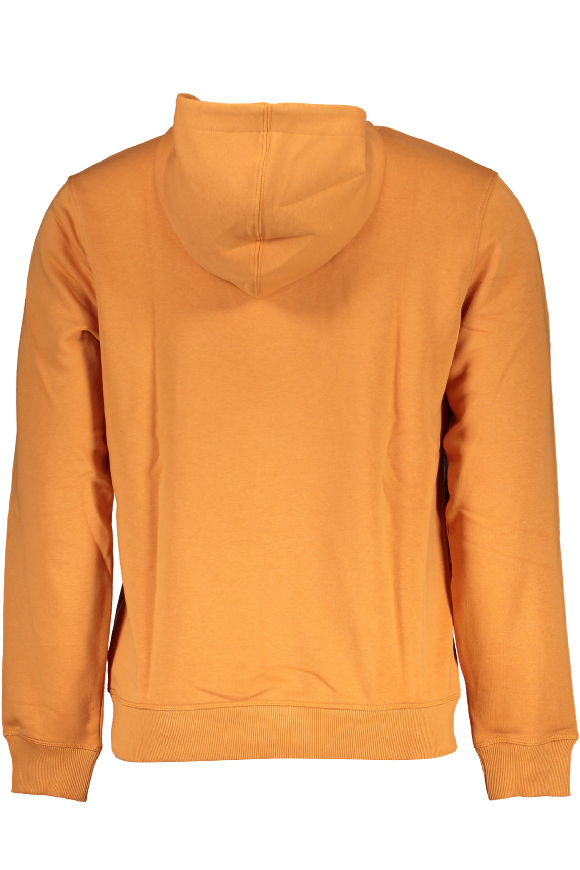 Men's orange zipless sweatshirt