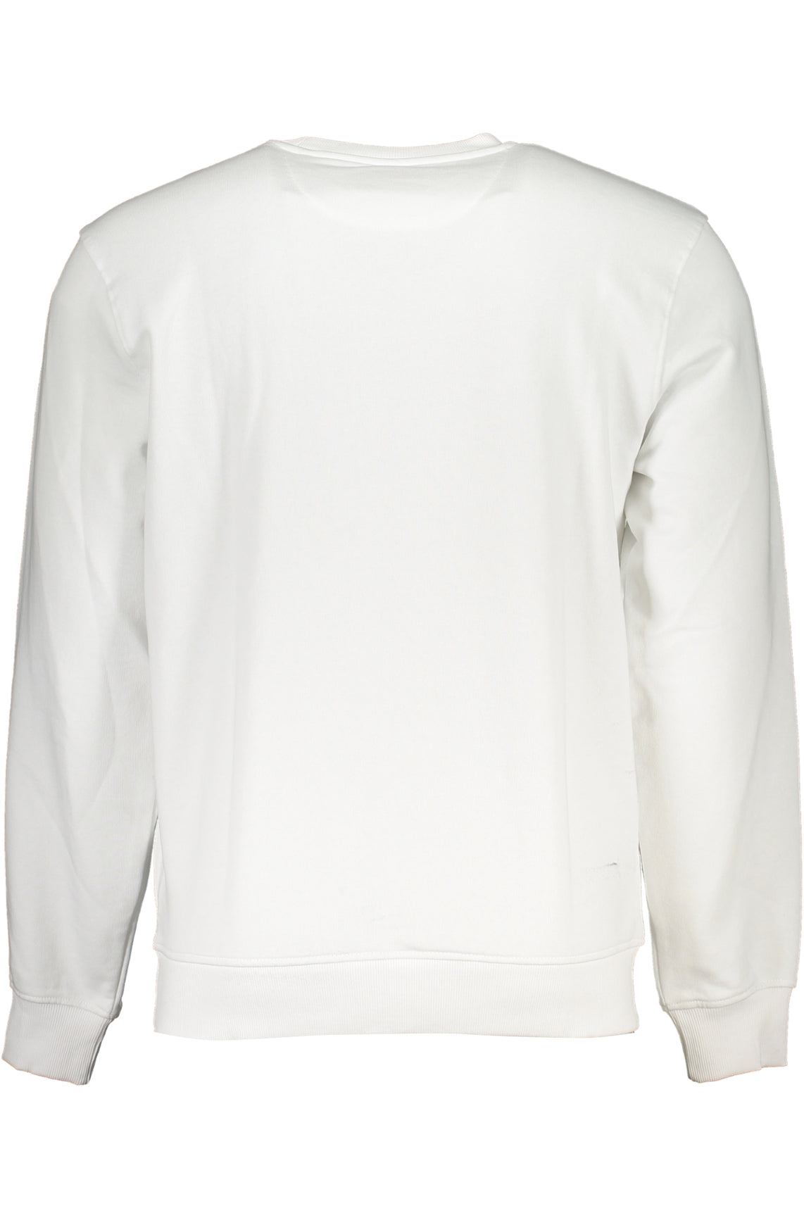 White men's sweatshirt without zip
