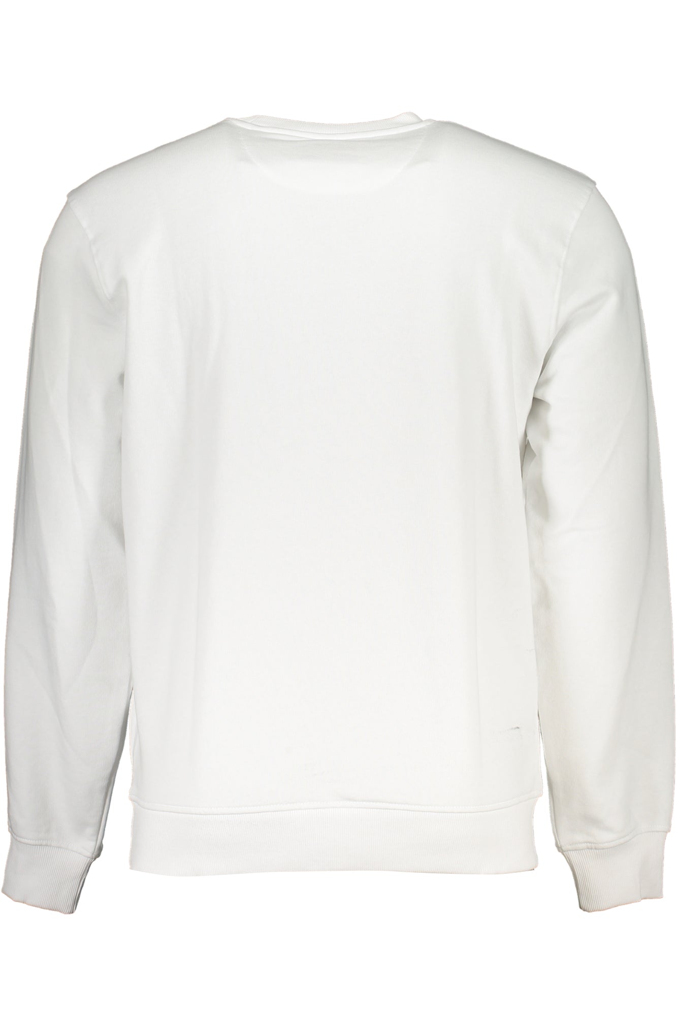 White men's sweatshirt without zip