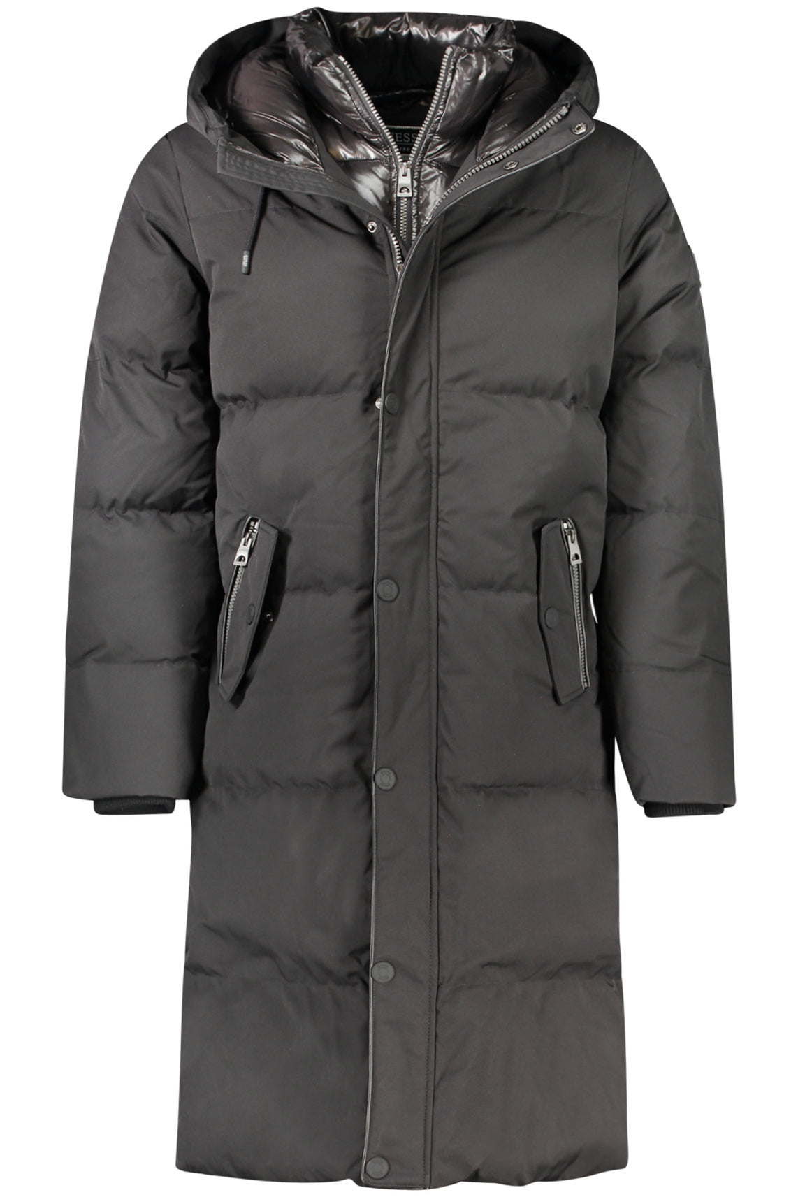 GUESS JEANS Jackets and down jackets Black - M4BL44WGJR2