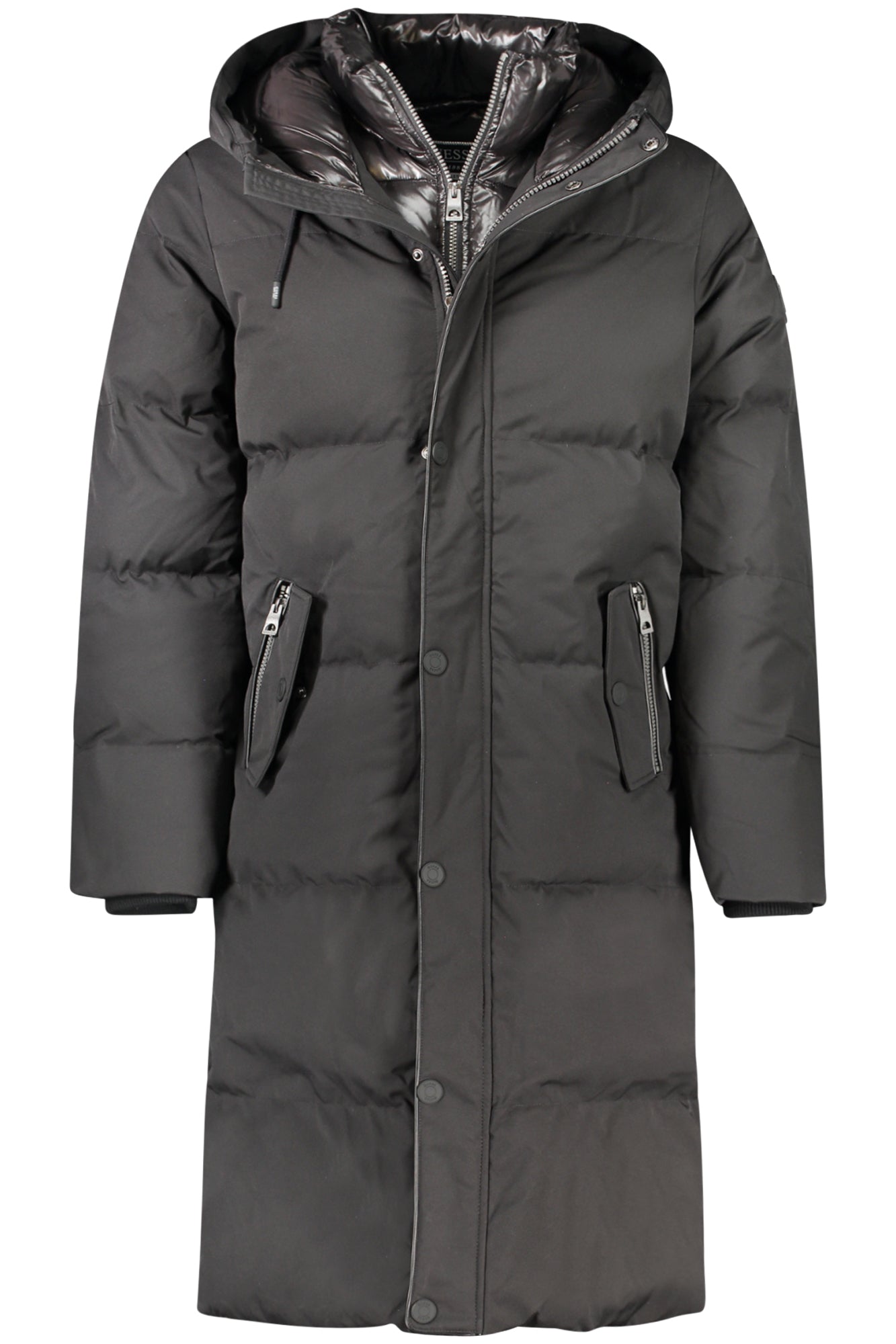 GUESS JEANS Jackets and down jackets Black - M4BL44WGJR2