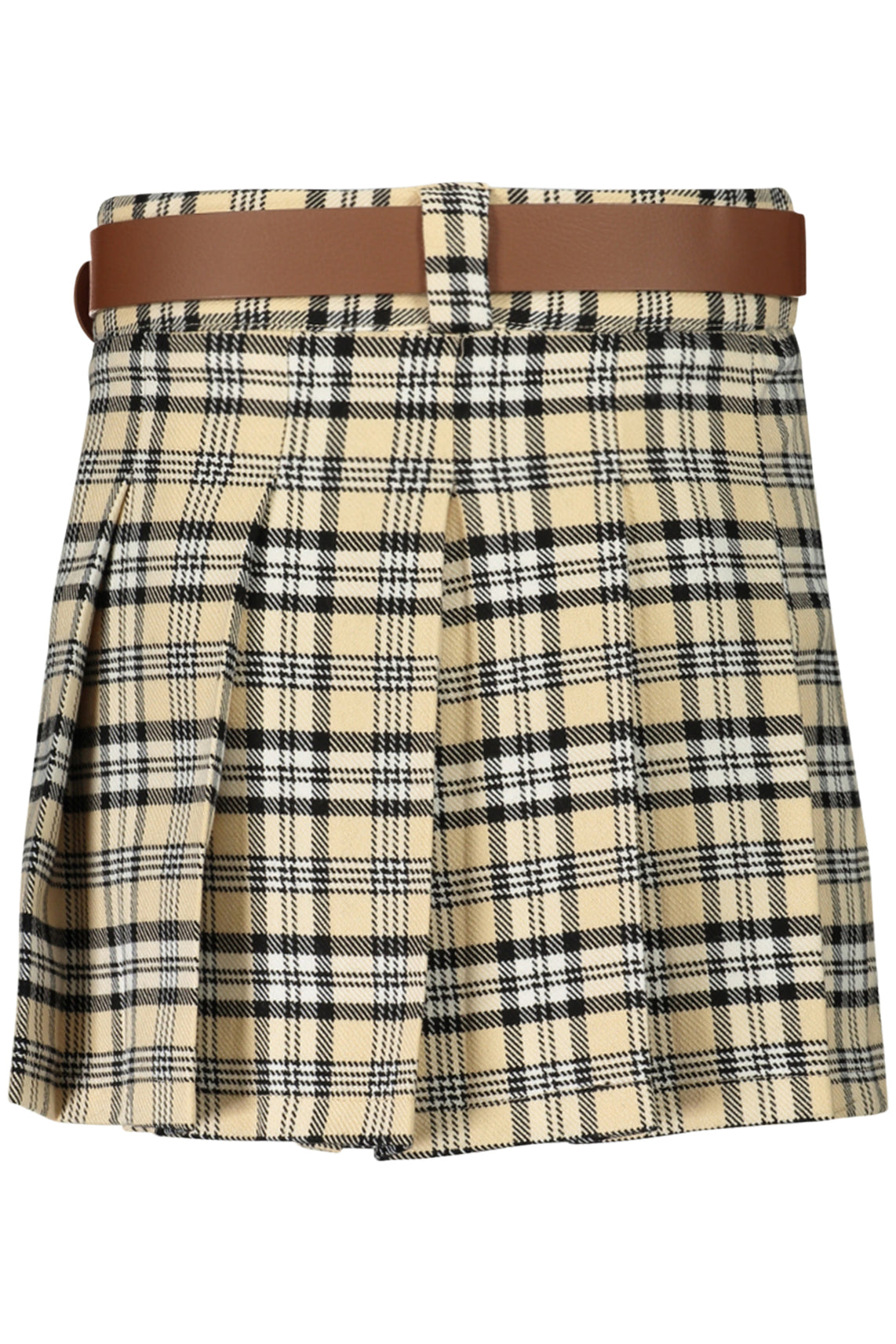 Gonna corta bambina beige