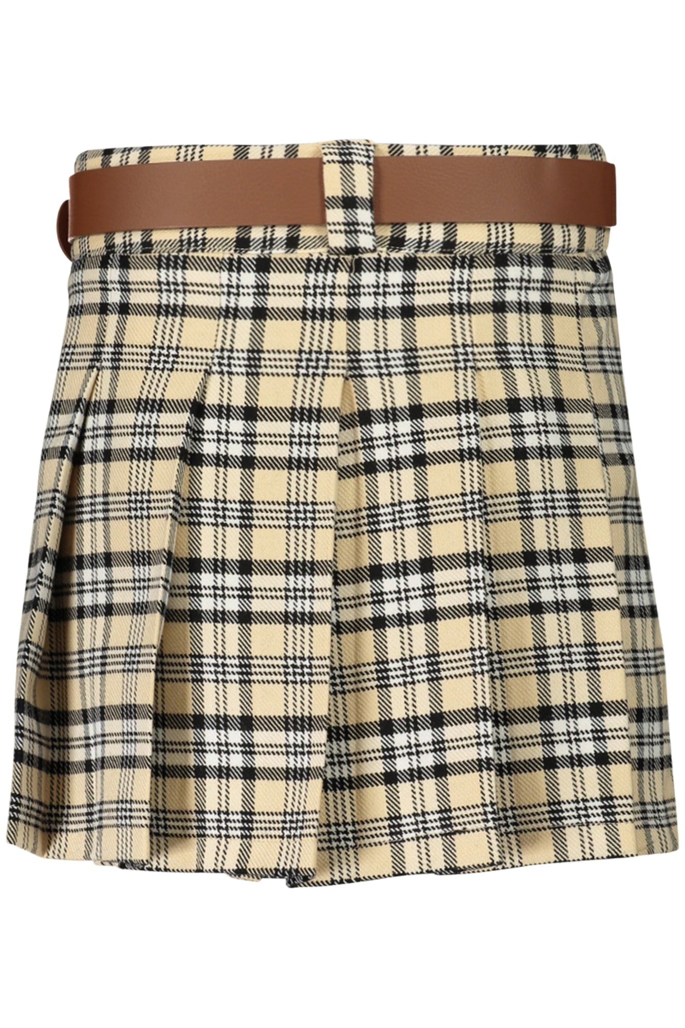 Gonna corta bambina beige