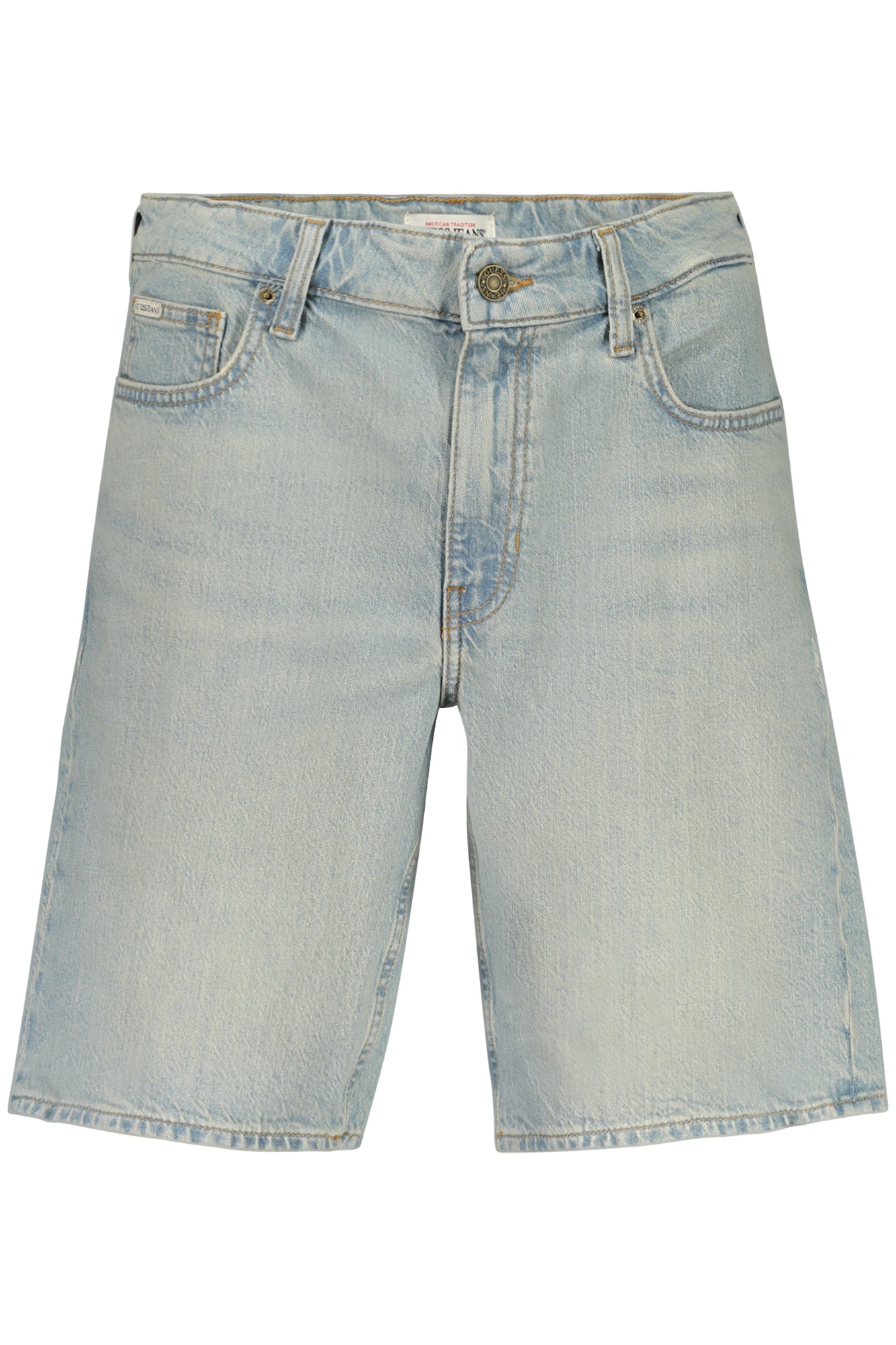 GUESS JEANS Shorts Light Blue - M4YD37D5M51