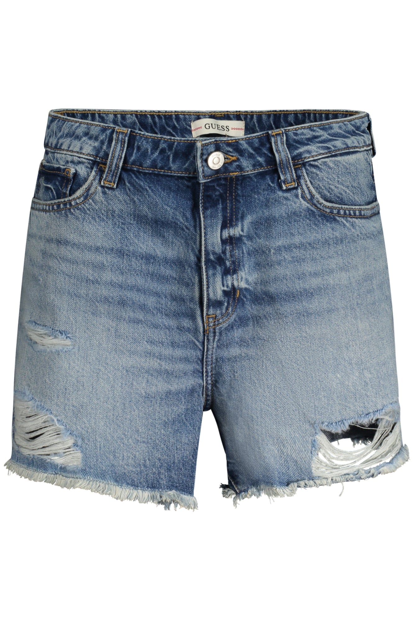 GUESS JEANS Shorts Light Blue - W4GD74D5BO0