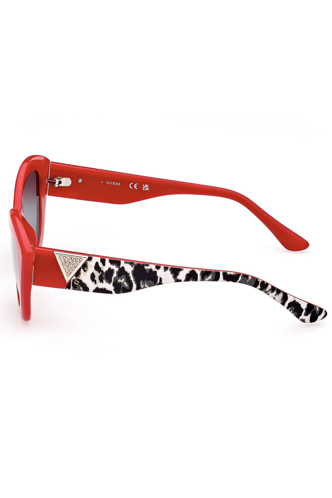 Woman red sunglasses