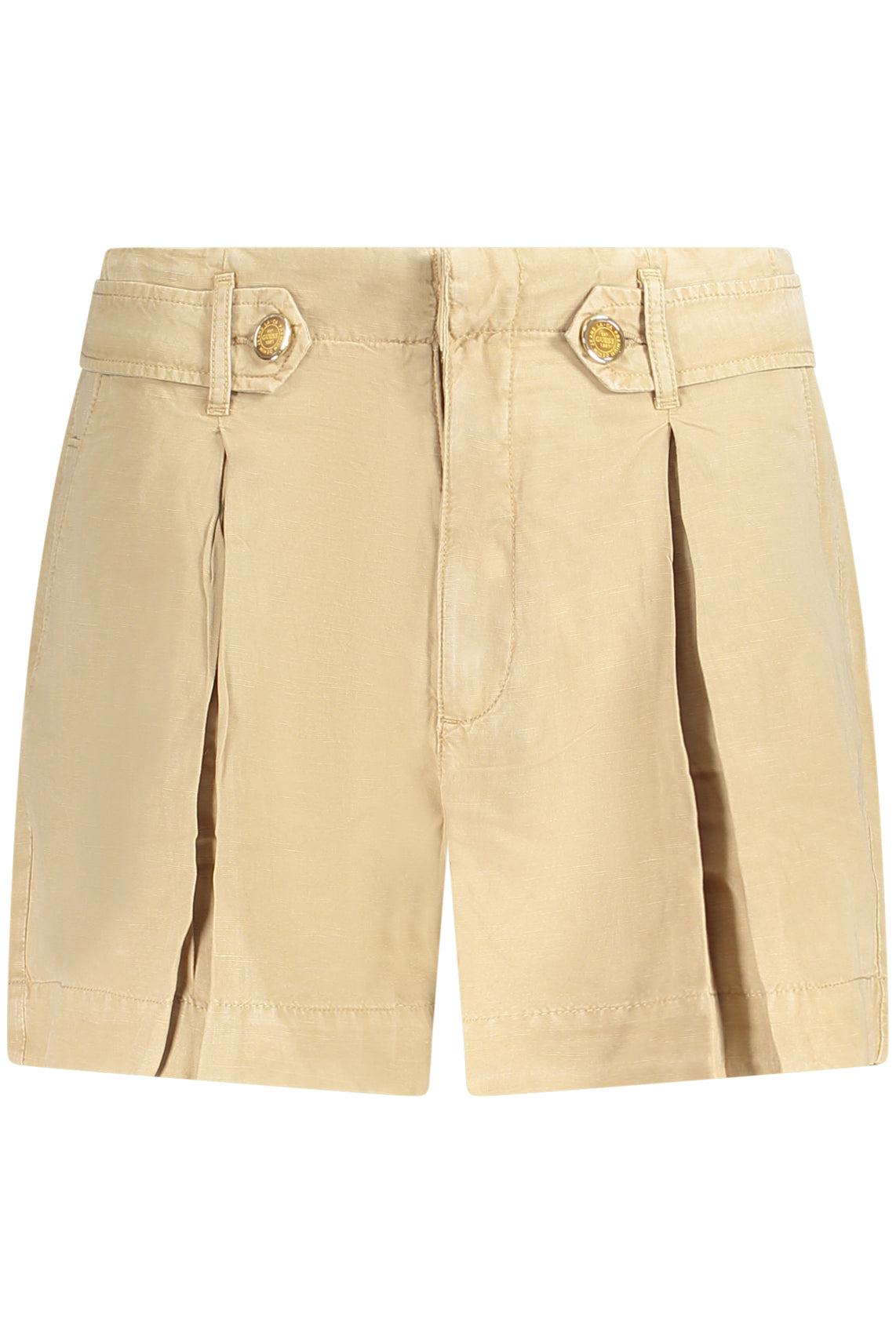 GUESS JEANS Shorts Beige - W5GD1JWG8N0
