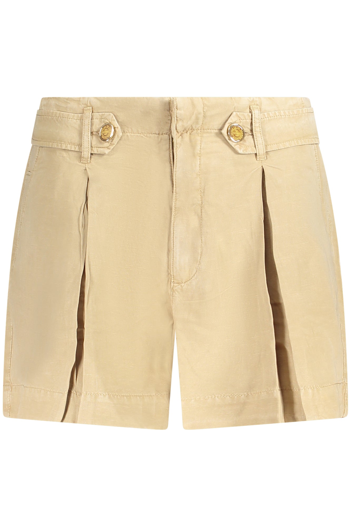 GUESS JEANS Shorts Beige - W5GD1JWG8N0