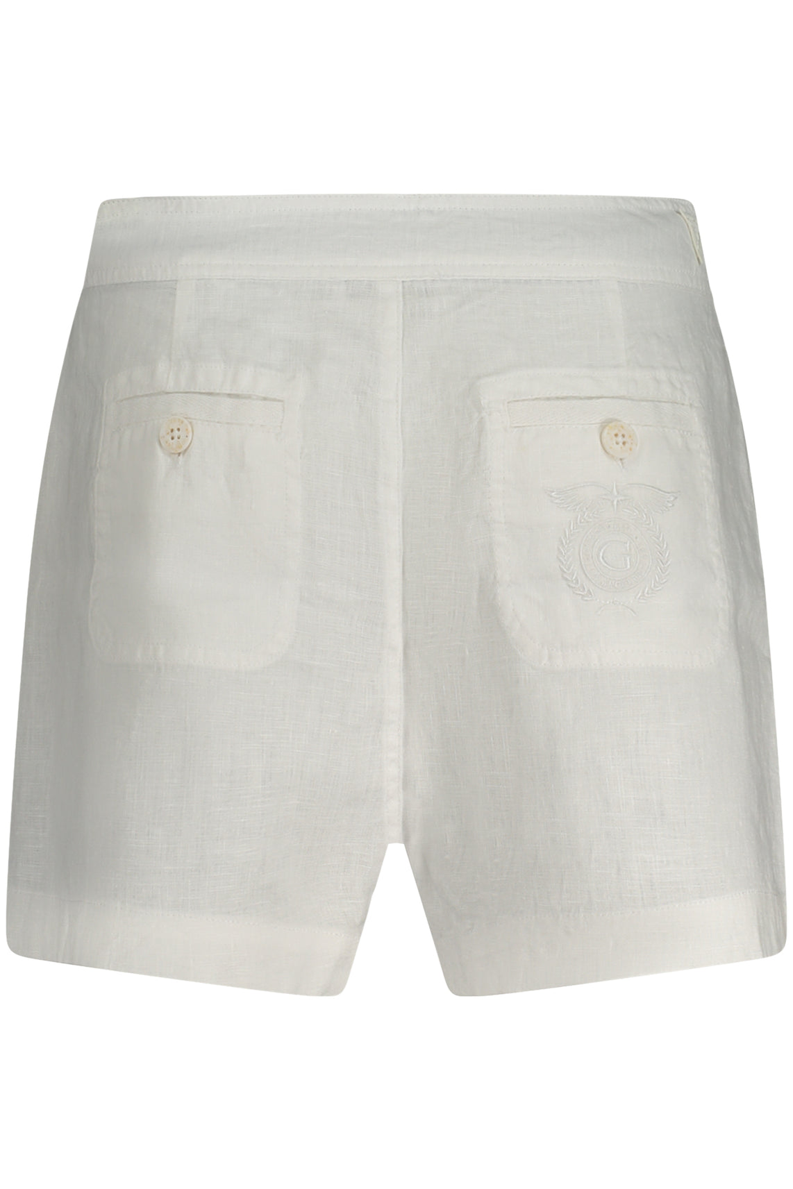 GUESS JEANS Shorts White - W4RD89WCWA0