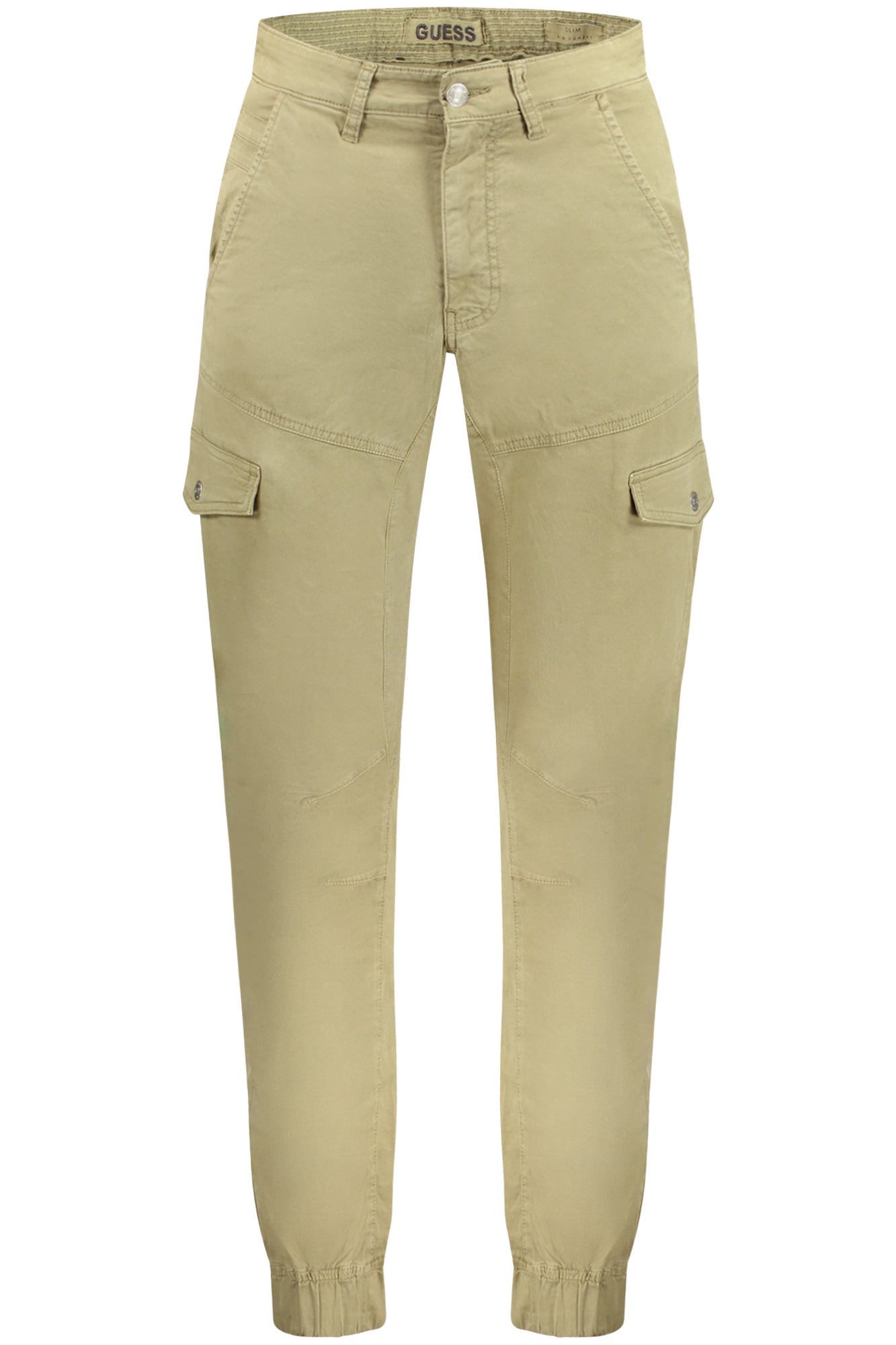 GUESS JEANS Trousers Green - M4RB17WFYSA