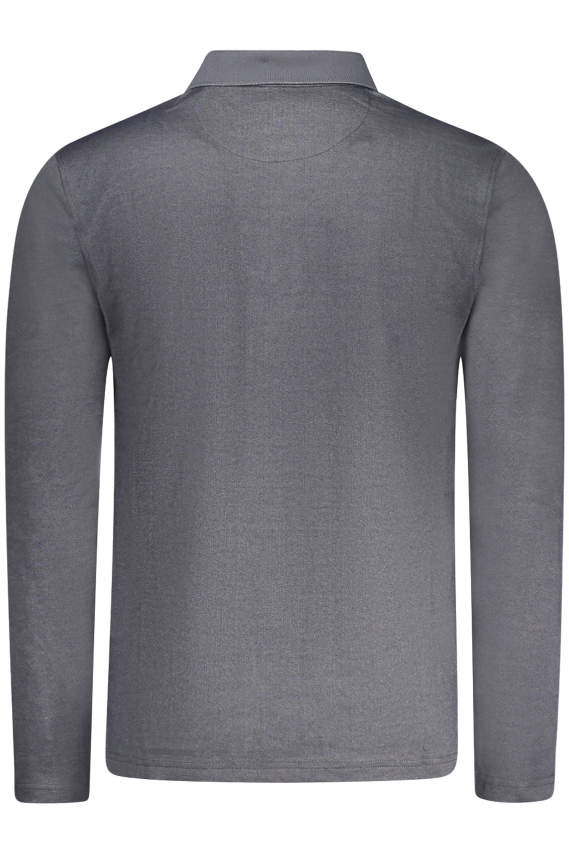 Long sleeve polo men black