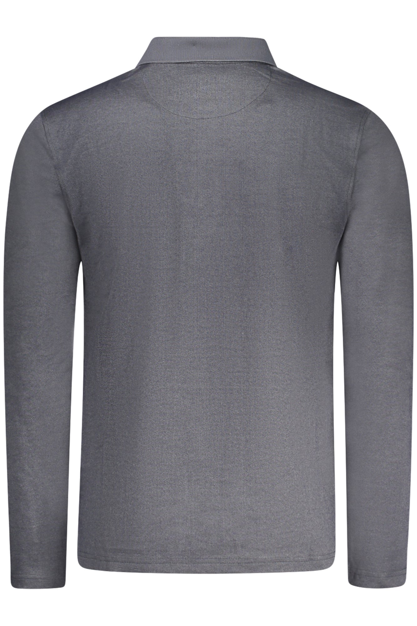 Long sleeve polo men black