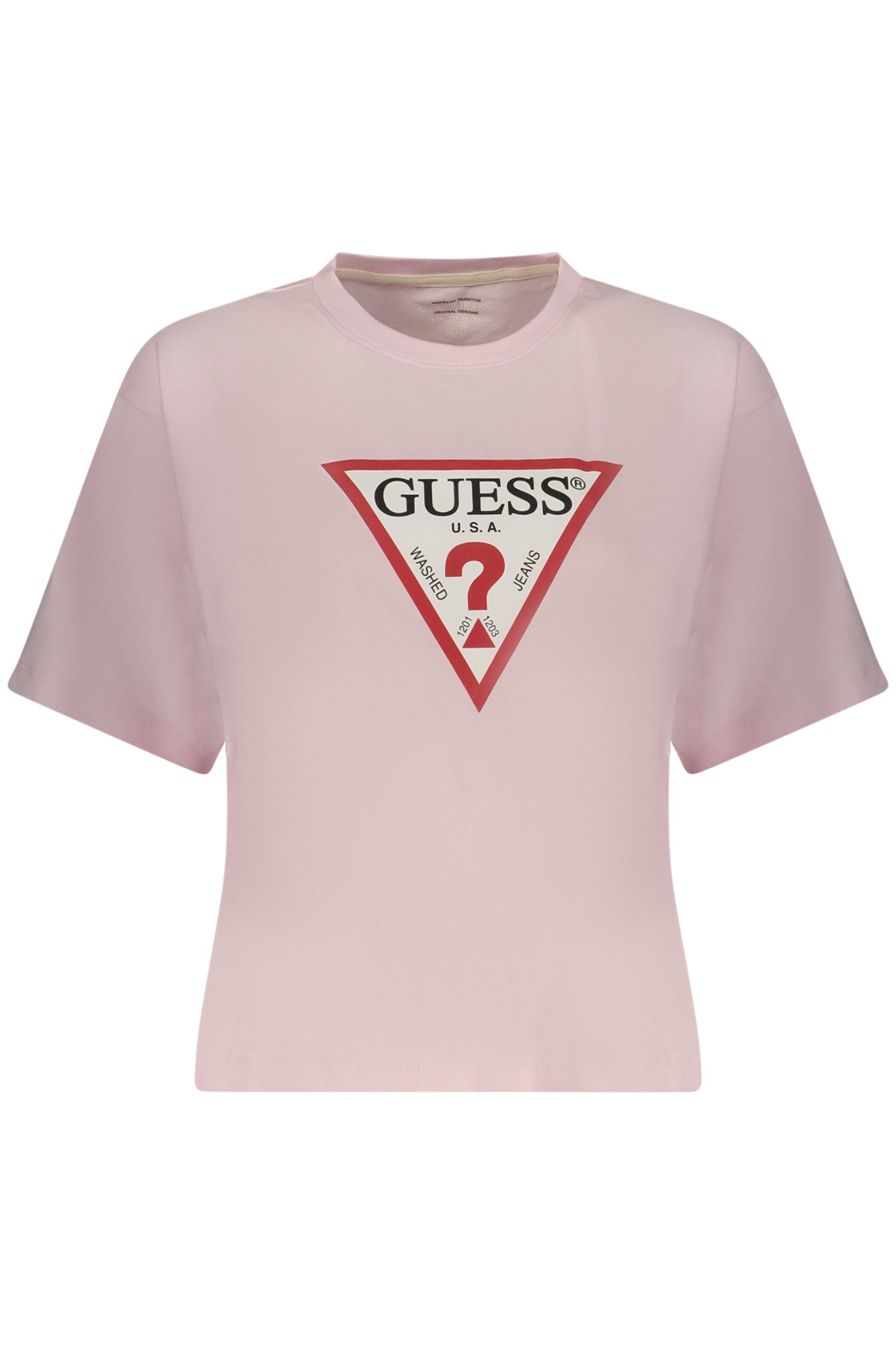GUESS JEANS T-Shirts Pink - W4YI73K8HM0