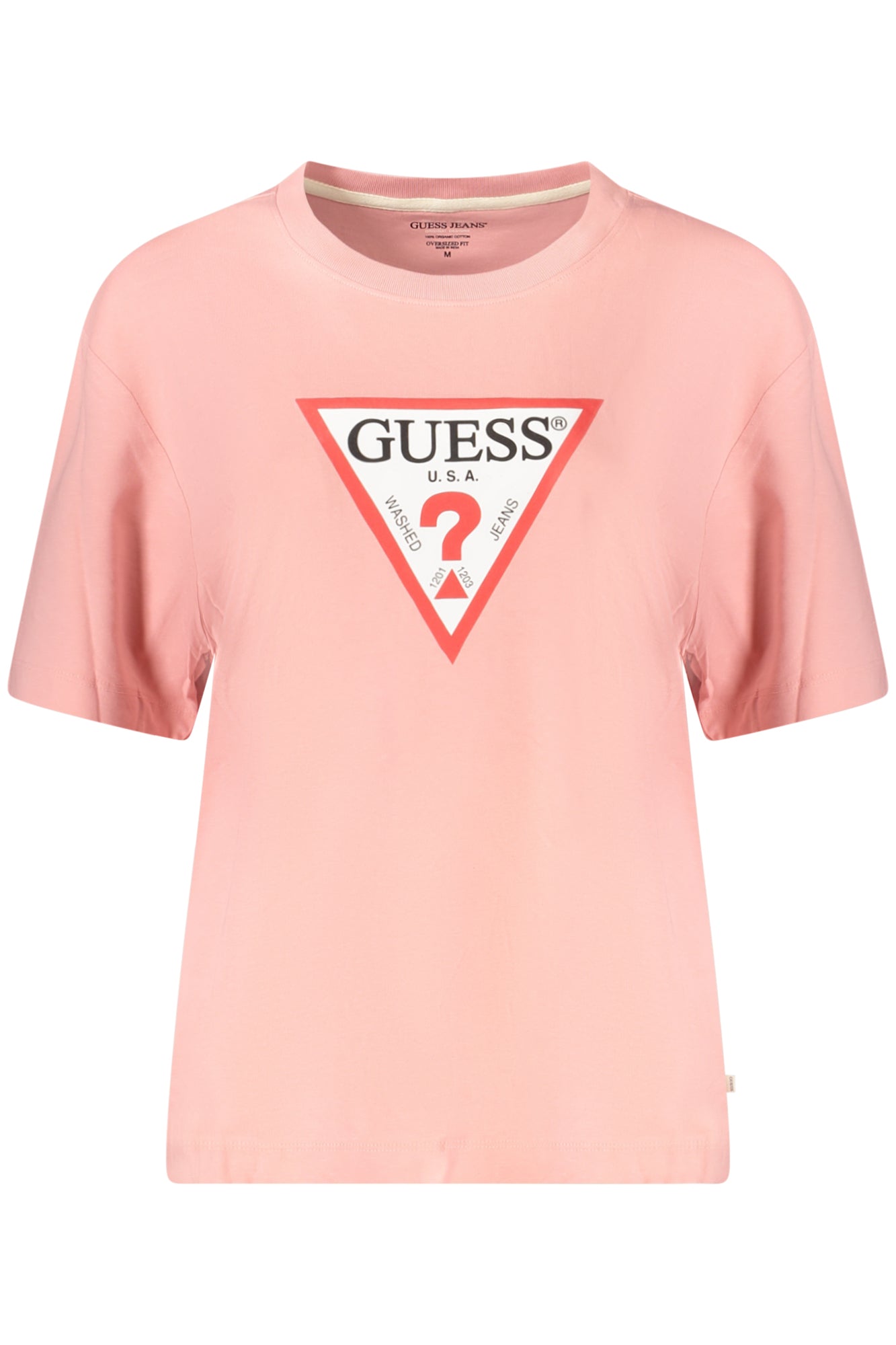 GUESS JEANS T-Shirts Pink - W4YI76K8HM0