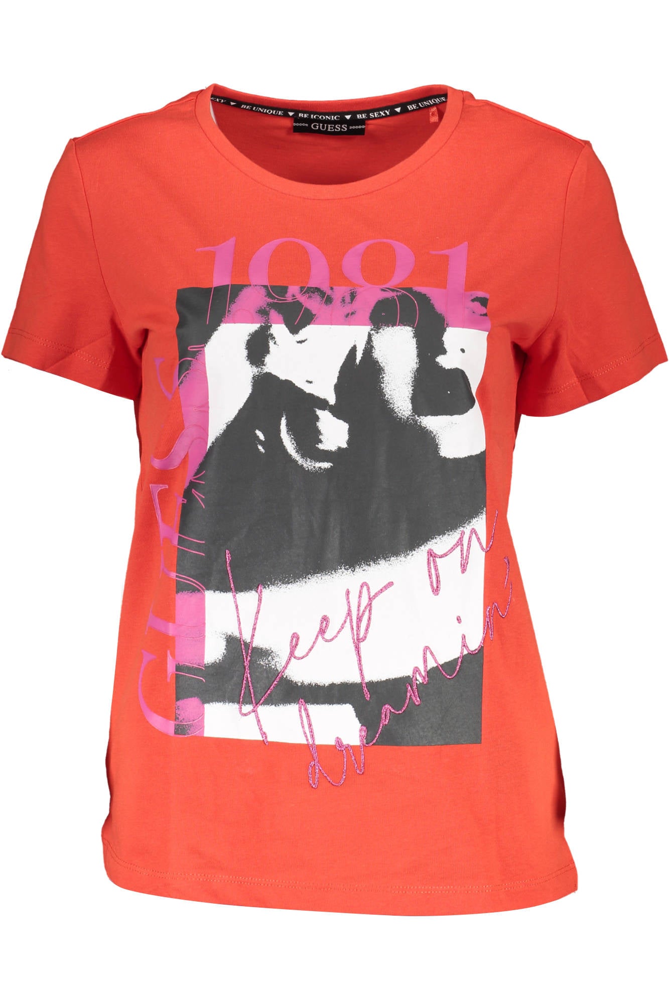 GUESS JEANS T-Shirts Red - W1RI49I3Z00