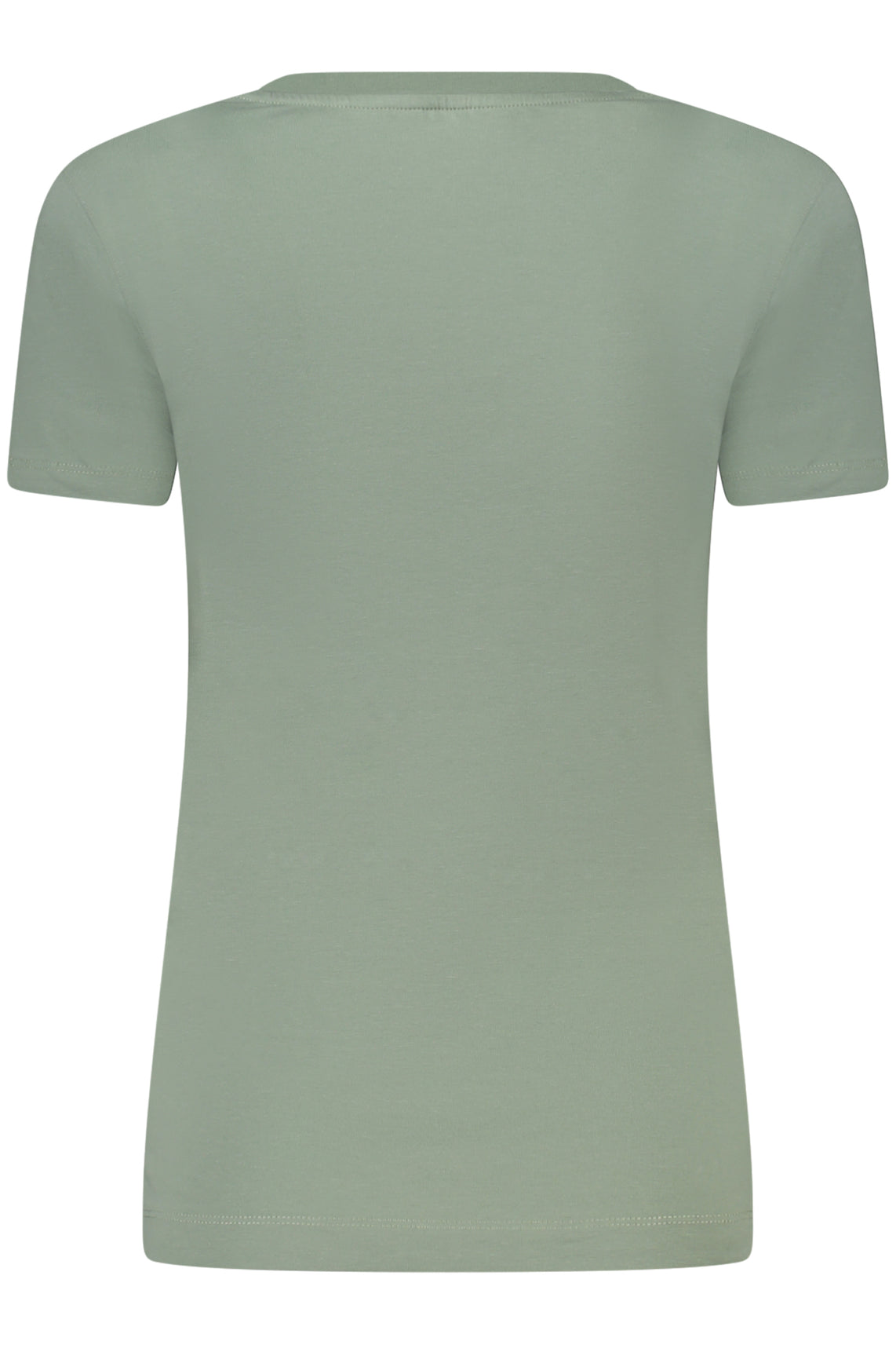 Green women's short sleeve t-shirt