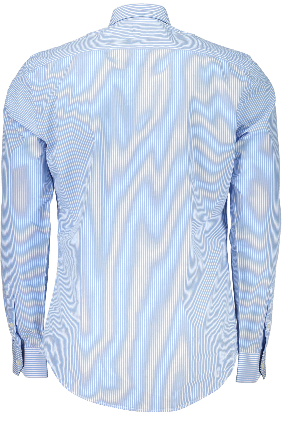 Men's blue long sleeve shirt