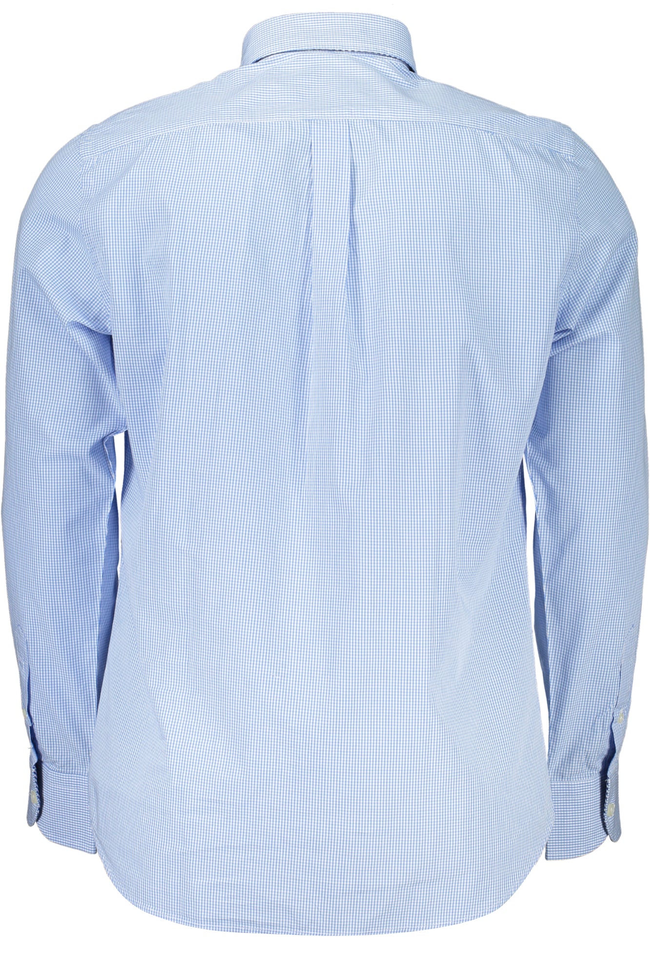 Men's blue long sleeve shirt