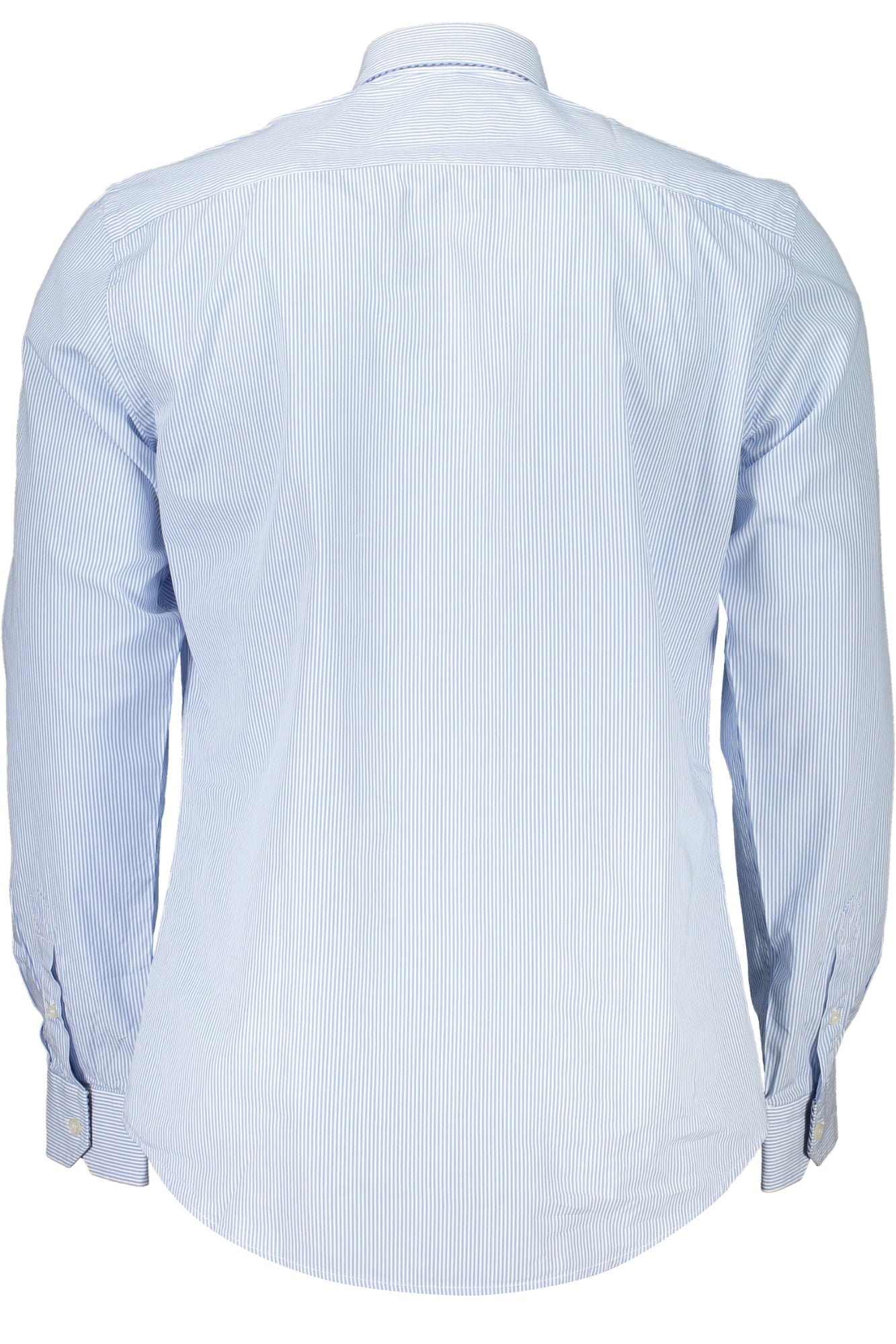 Men's blue long sleeve shirt