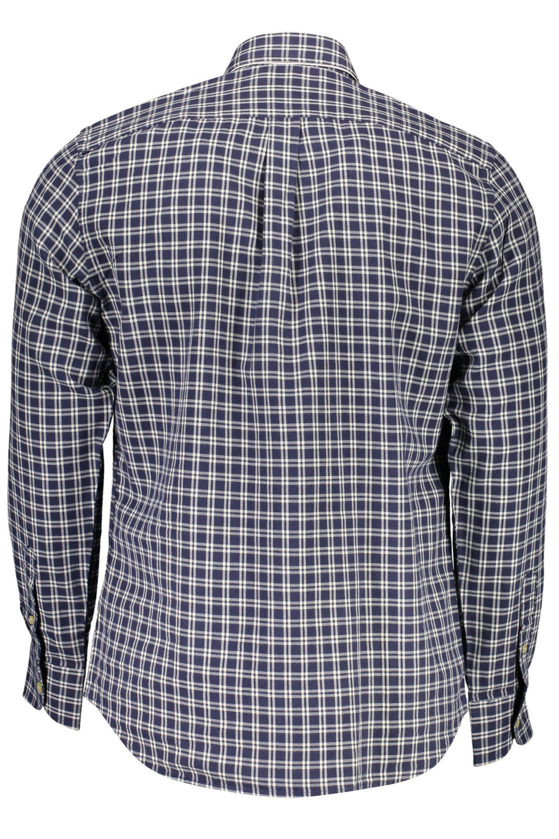Men's blue long sleeve shirt