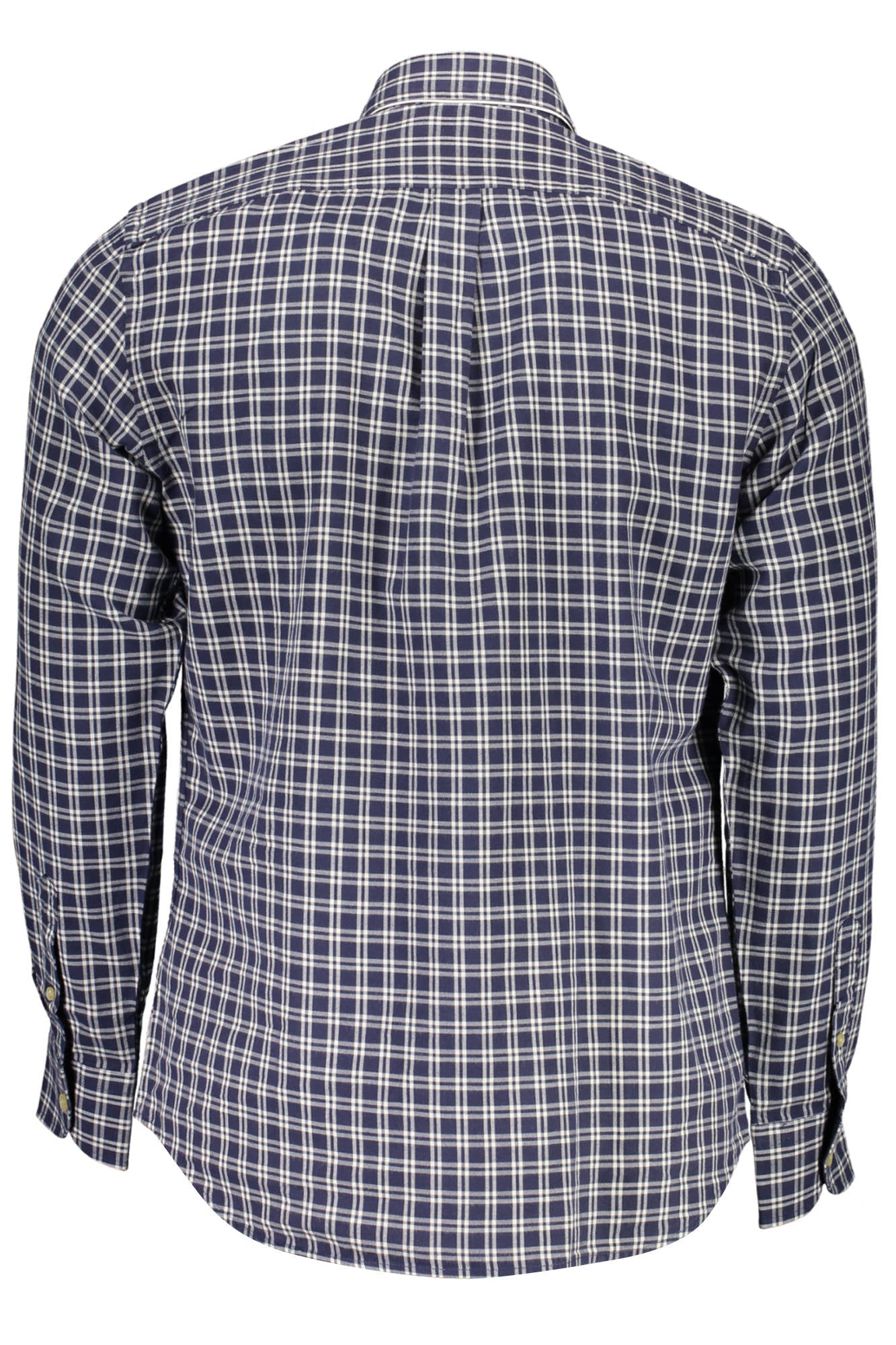 Men's blue long sleeve shirt