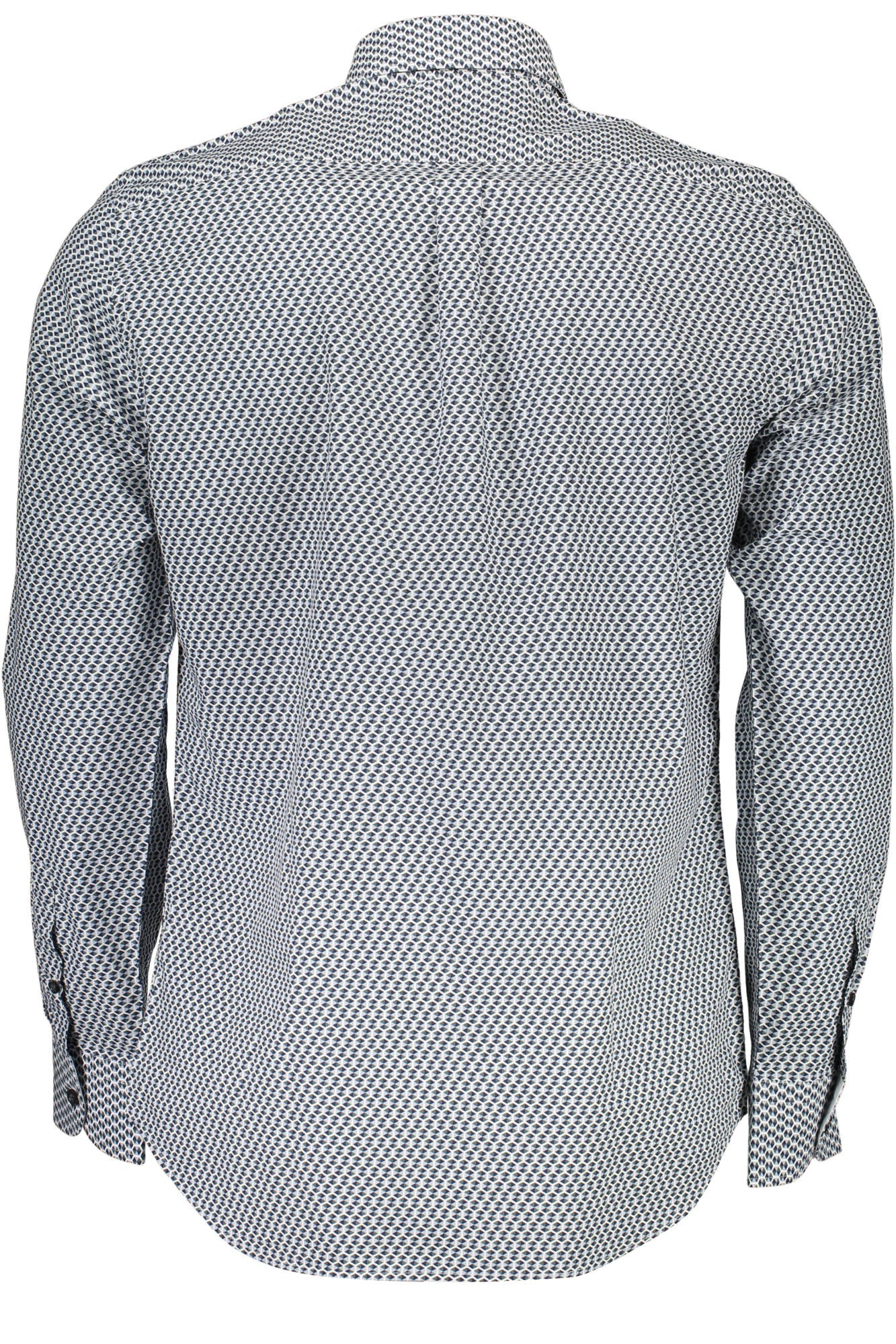 Men's blue long sleeve shirt