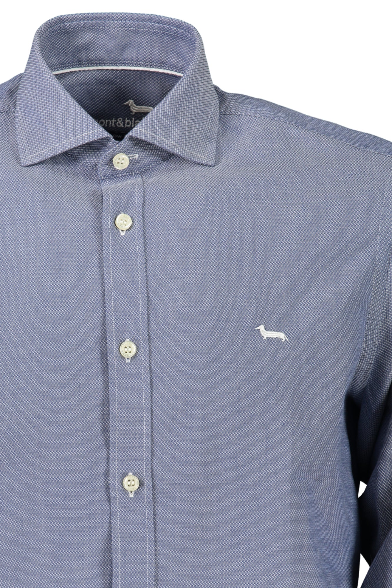 Men's long sleeve shirt blue
