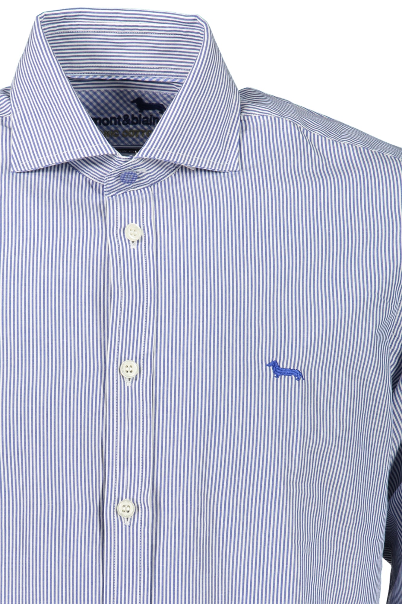 Men's long sleeve shirt blue