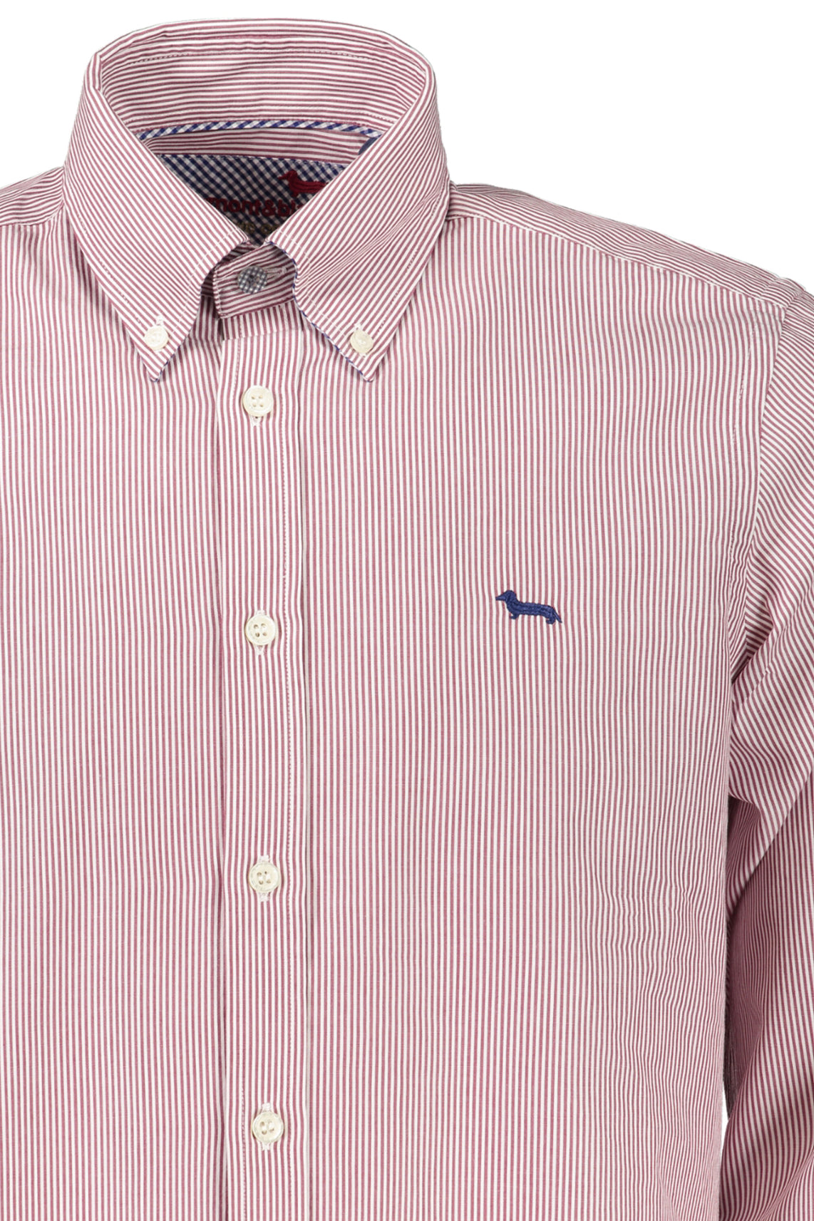 Men's red long sleeve shirt