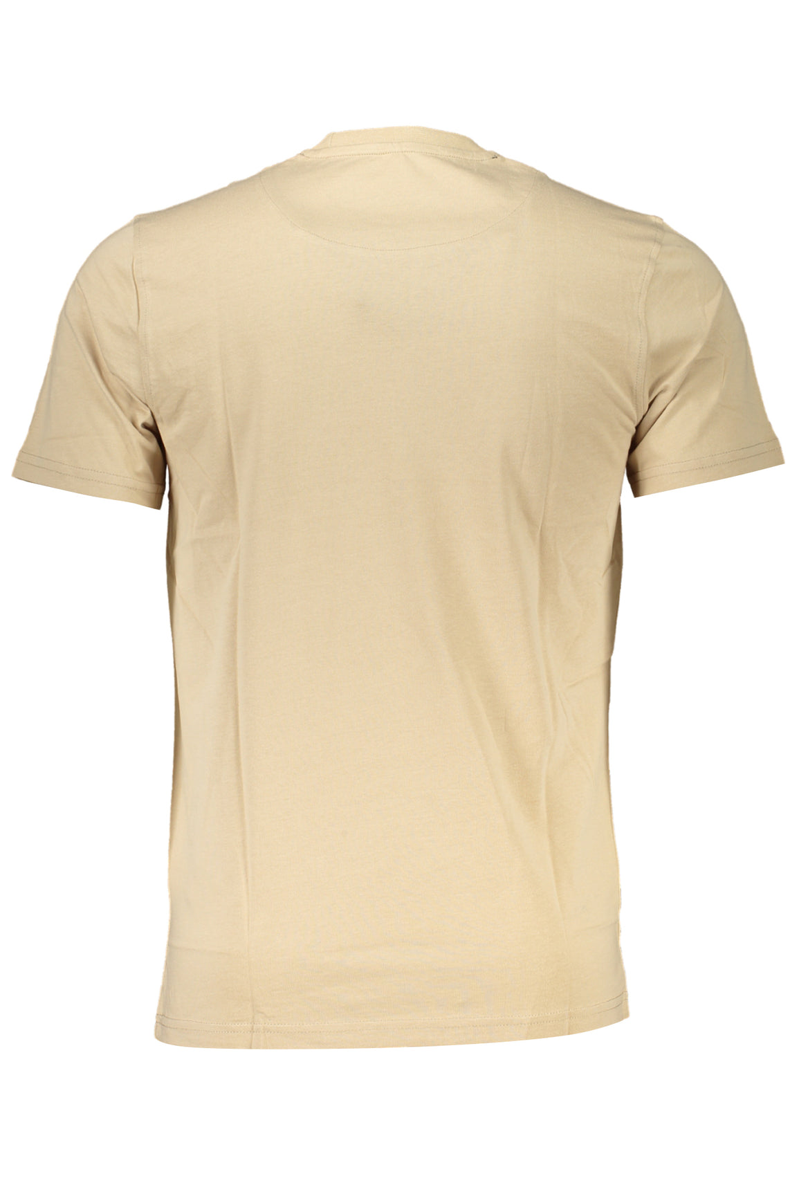 Beige men's short sleeve t-shirt