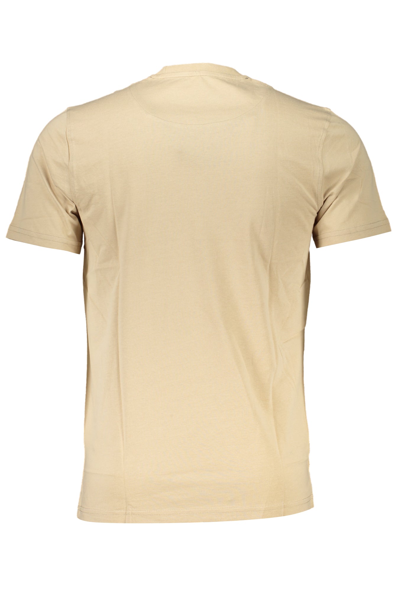 Beige men's short sleeve t-shirt