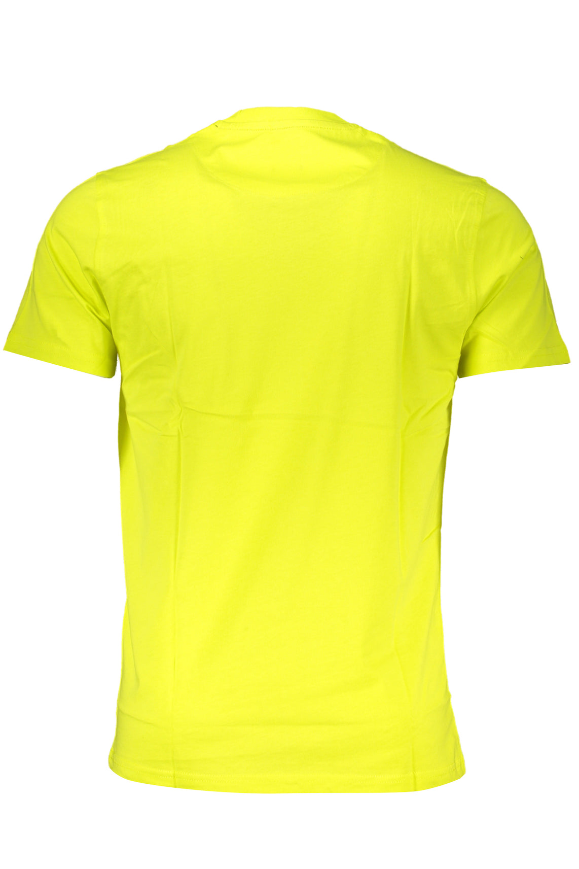 Yellow men's short sleeved t-shirt