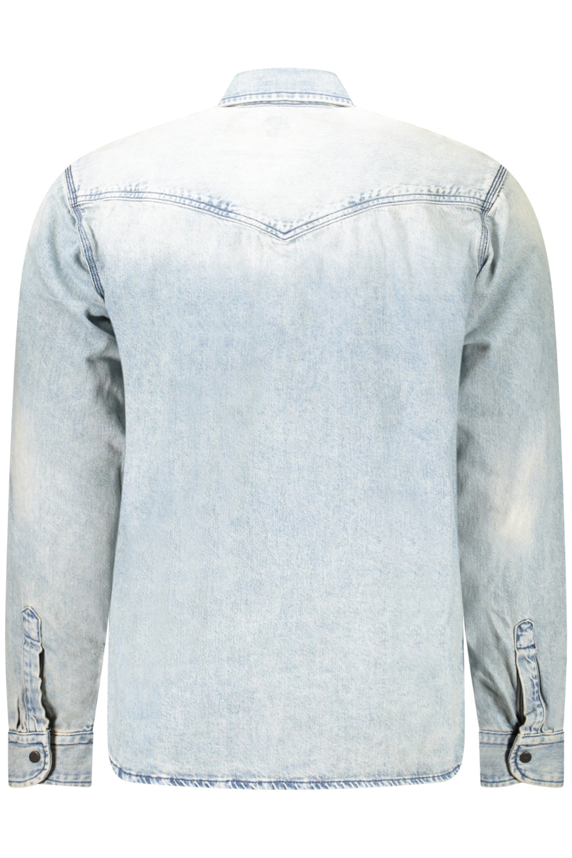 Camicia maniche lunghe uomo azzurro