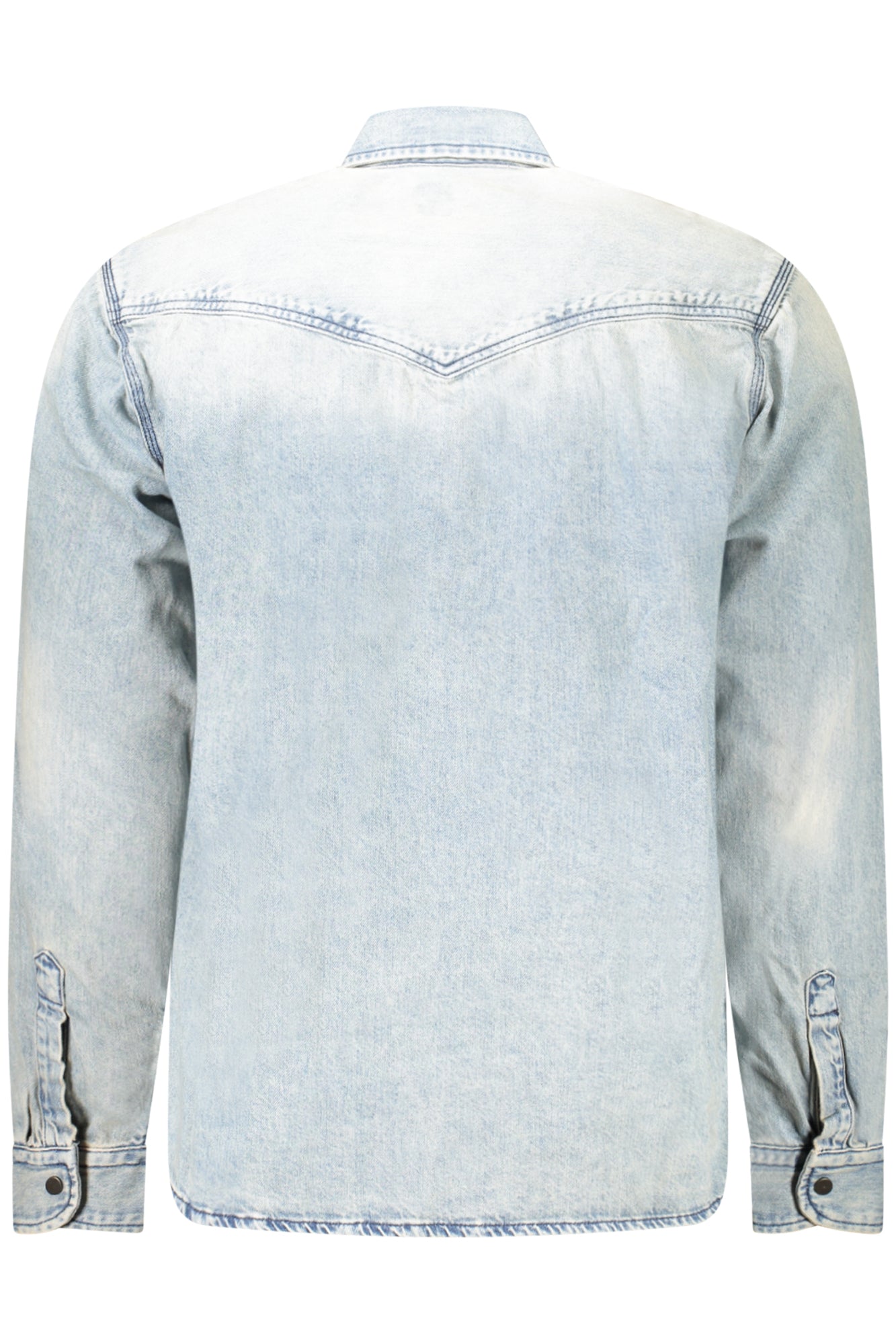 Camicia maniche lunghe uomo azzurro